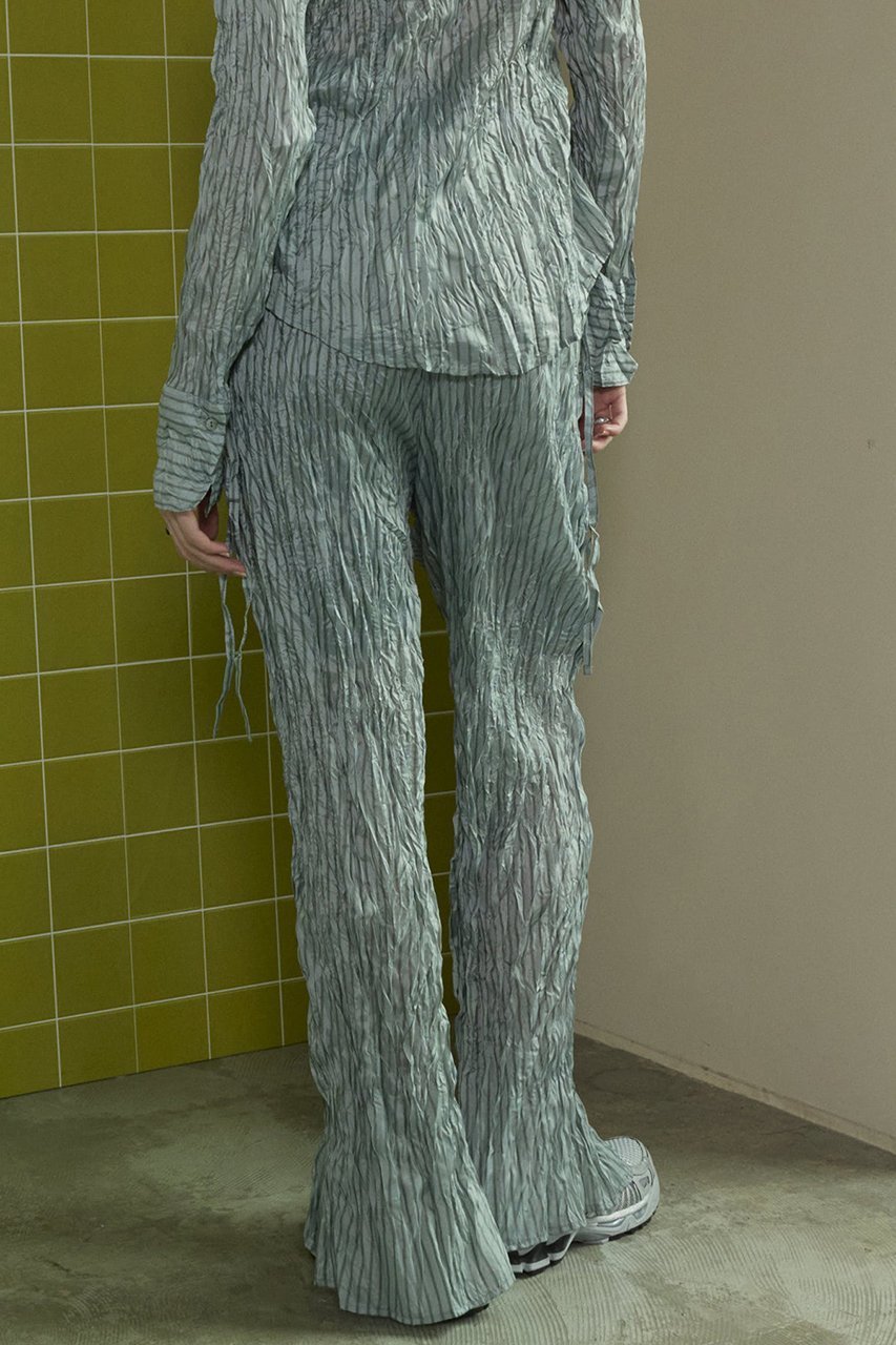【メゾンスペシャル/MAISON SPECIAL】のTwist Pleats Easy Flare Pants/ツイストプリーツイージーフレアパンツ 人気、トレンドファッション・服の通販 founy(ファニー) 　ファッション　Fashion　レディースファッション　Fashion for Women　パンツ　Pants & Trousers　インナー　Innerwear　ストライプ　Stripe, Striped Pattern　スペシャル　Special, Limited Edition　セットアップ　Set-Up, Coordinated Outfit　フレア　Flare, Flared　other-6|ID: prp329100004605755 ipo3291000000035637602