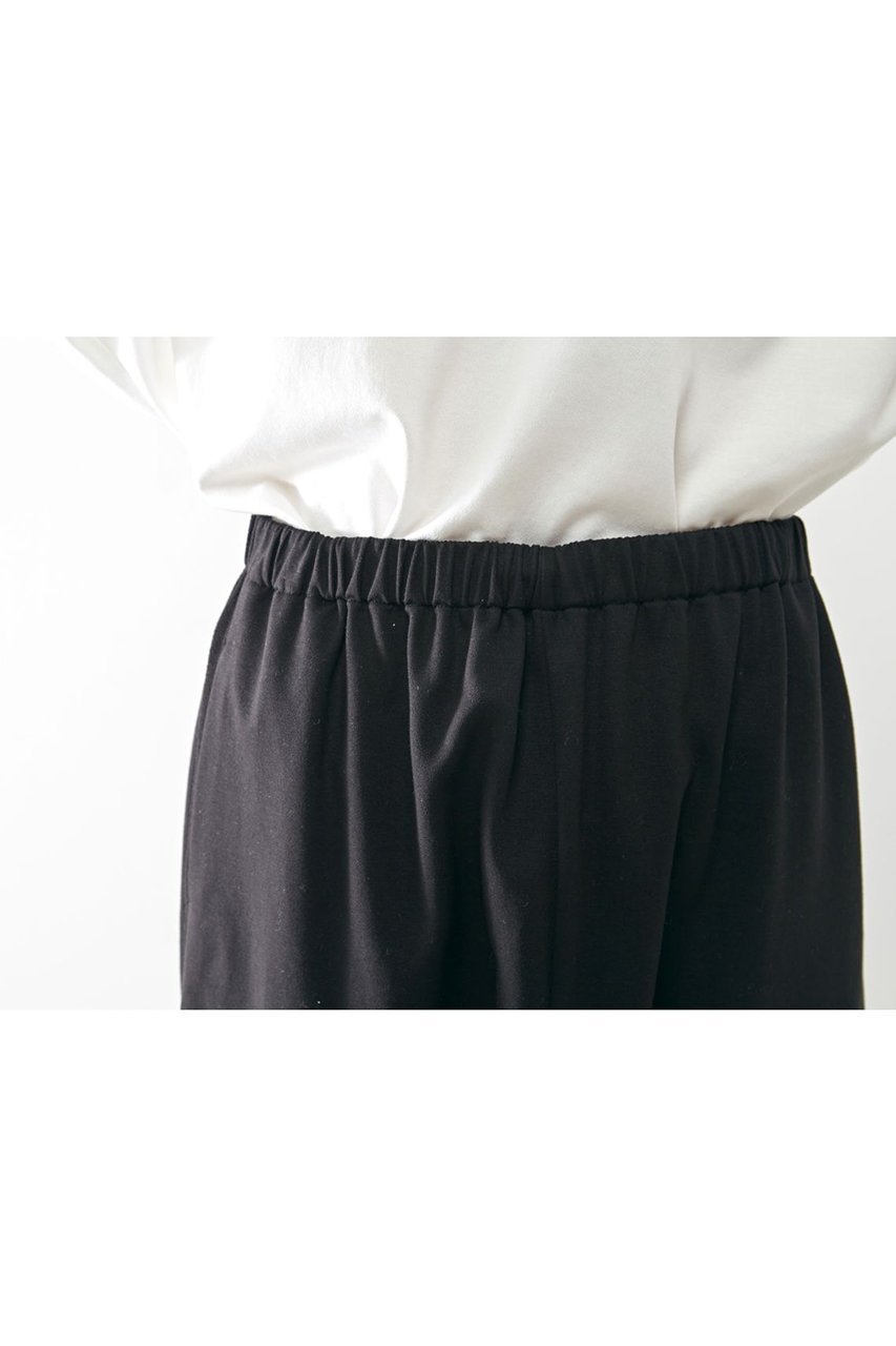 【プレインピープル/PLAIN PEOPLE】の裏毛サルエルパンツ インテリア・キッズ・メンズ・レディースファッション・服の通販 founy(ファニー) 　ファッション　Fashion　レディースファッション　Fashion for Women　パンツ　Pants & Trousers　ショートパンツ・ハーフパンツ　High-Waisted & Relaxed Shorts　ショート　Short, Short Length　ドレープ　Drape, Draping Fabric　ハーフ　Half, Half-Length　ベーシック　Basic, Essential　エレガント 上品　Elegant　人気　Popular, Best Seller　今季　This Season, Current Season　ブラック|ID: prp329100004605756 ipo3291000000032817624
