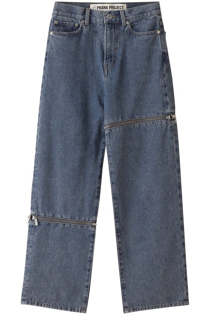 【プランク プロジェクト/PRANK PROJECT】のアシンメトリーファスナーデニム / Asymmetry Fastener Denim インテリア・キッズ・メンズ・レディースファッション・服の通販 founy(ファニー) https://founy.com/ ファッション Fashion レディースファッション Fashion for Women パンツ Pants & Trousers デニムパンツ・ジーンズ・美脚デニム Denim Jeans & Pants アシンメトリー Asymmetrical Style スリット Slit, Slit Detail デニム Denim, Jeans Material A/W・秋冬 Autumn/Winter |ID: prp329100004605762 ipo3291000000035055973