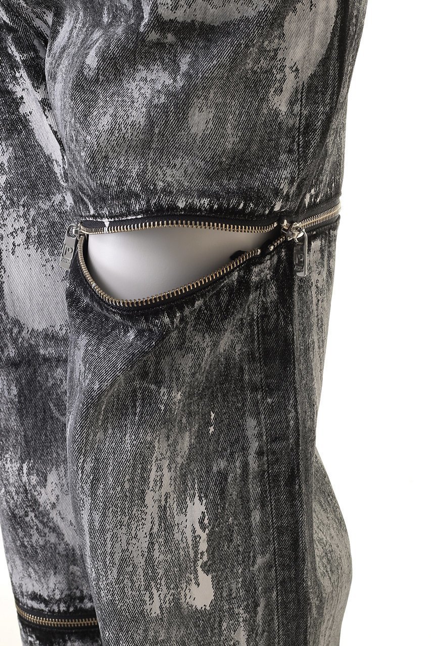【プランク プロジェクト/PRANK PROJECT】のアシンメトリーファスナーペンキデニム / Asymmetry Fastener Paint De 人気、トレンドファッション・服の通販 founy(ファニー) 　ファッション　Fashion　レディースファッション　Fashion for Women　パンツ　Pants & Trousers　デニムパンツ・ジーンズ・美脚デニム　Denim Jeans & Pants　アシンメトリー　Asymmetrical Style　スリット　Slit, Slit Detail　デニム　Denim, Jeans Material　A/W・秋冬　Autumn/Winter　other-6|ID: prp329100004605763 ipo3291000000032817751