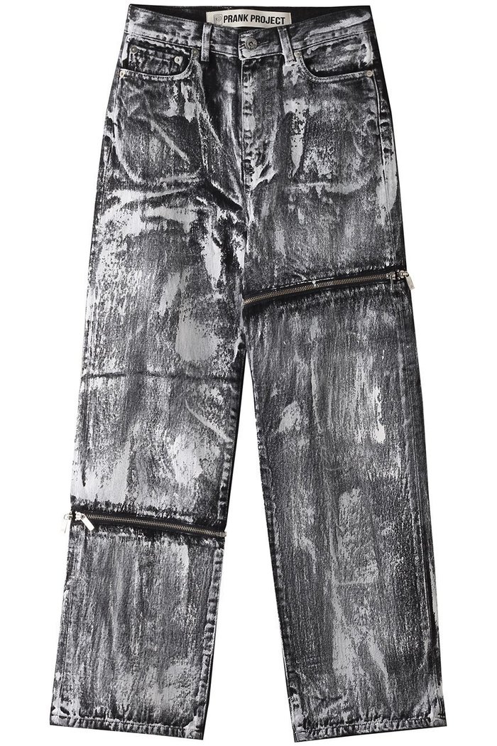 【プランク プロジェクト/PRANK PROJECT】のアシンメトリーファスナーペンキデニム / Asymmetry Fastener Paint De インテリア・キッズ・メンズ・レディースファッション・服の通販 founy(ファニー) https://founy.com/ ファッション Fashion レディースファッション Fashion for Women パンツ Pants & Trousers デニムパンツ・ジーンズ・美脚デニム Denim Jeans & Pants アシンメトリー Asymmetrical Style スリット Slit, Slit Detail デニム Denim, Jeans Material A/W・秋冬 Autumn/Winter |ID: prp329100004605763 ipo3291000000035838140