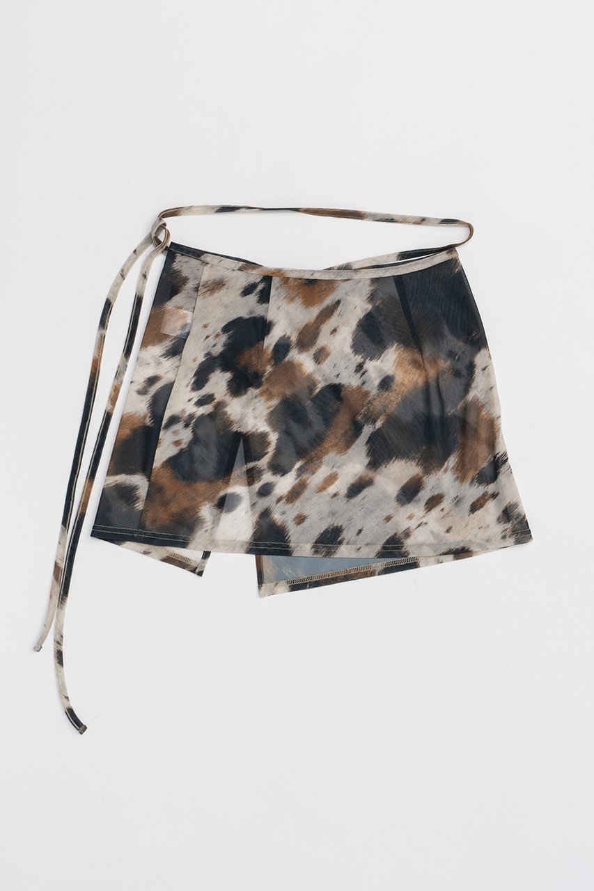 【プランク プロジェクト/PRANK PROJECT】のCOWプリントラップスリムフレアパンツ / COW Printed Wrap Slim Flare 人気、トレンドファッション・服の通販 founy(ファニー) 　ファッション　Fashion　レディースファッション　Fashion for Women　パンツ　Pants & Trousers　トレンド　Trend, Trending Now　フレア　Flare, Flared　プリント　Print, Printed Pattern　ラップ　Wrap, Wrap Design　other-3|ID: prp329100004605766 ipo3291000000032818056