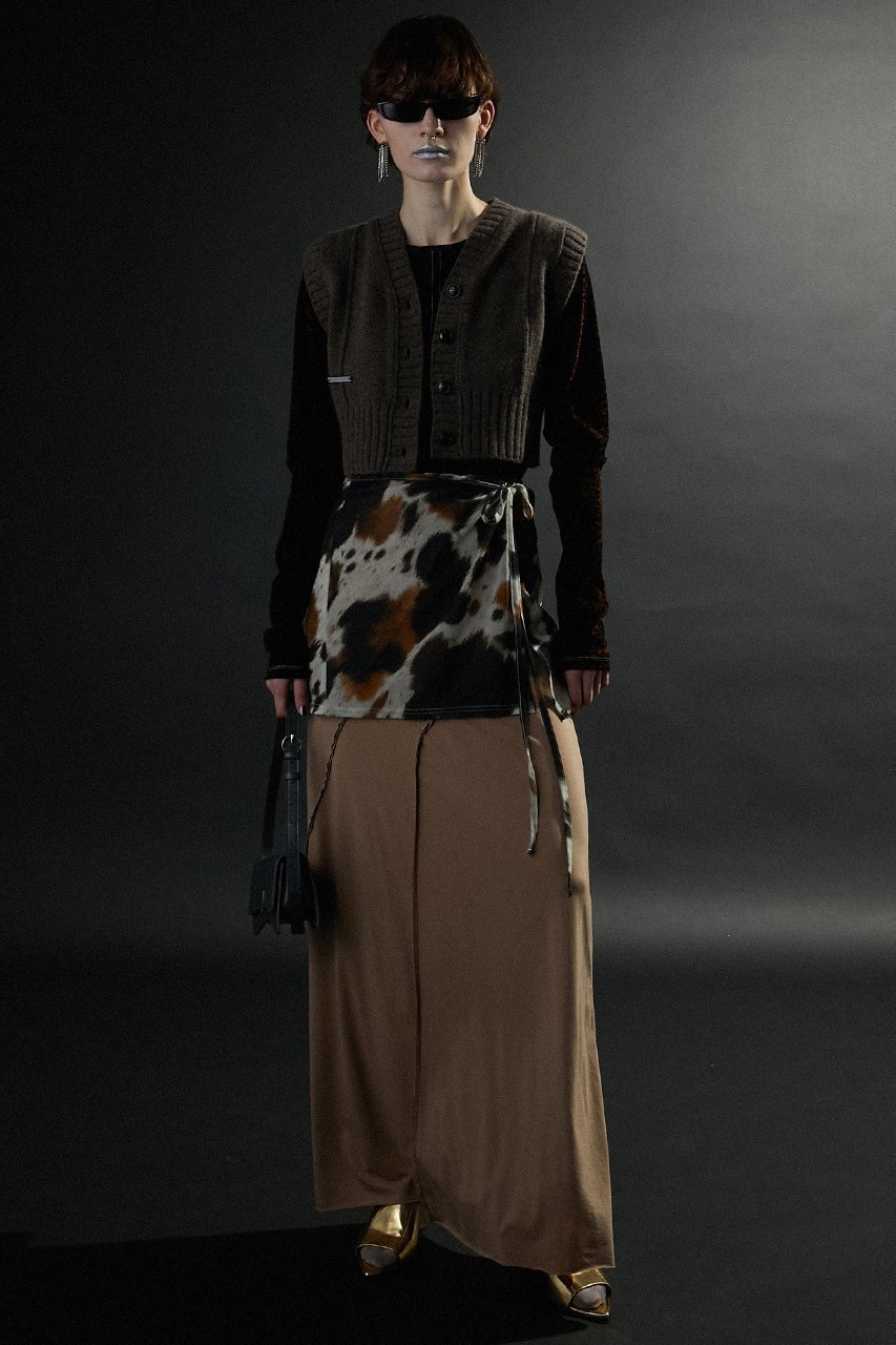 【プランク プロジェクト/PRANK PROJECT】のCOWプリントラップスリムフレアパンツ / COW Printed Wrap Slim Flare 人気、トレンドファッション・服の通販 founy(ファニー) ファッション Fashion レディースファッション Fashion for Women パンツ Pants & Trousers トレンド Trend, Trending Now フレア Flare, Flared プリント Print, Printed Pattern ラップ Wrap, Wrap Design other-5|ID: prp329100004605766 ipo3291000000034423178