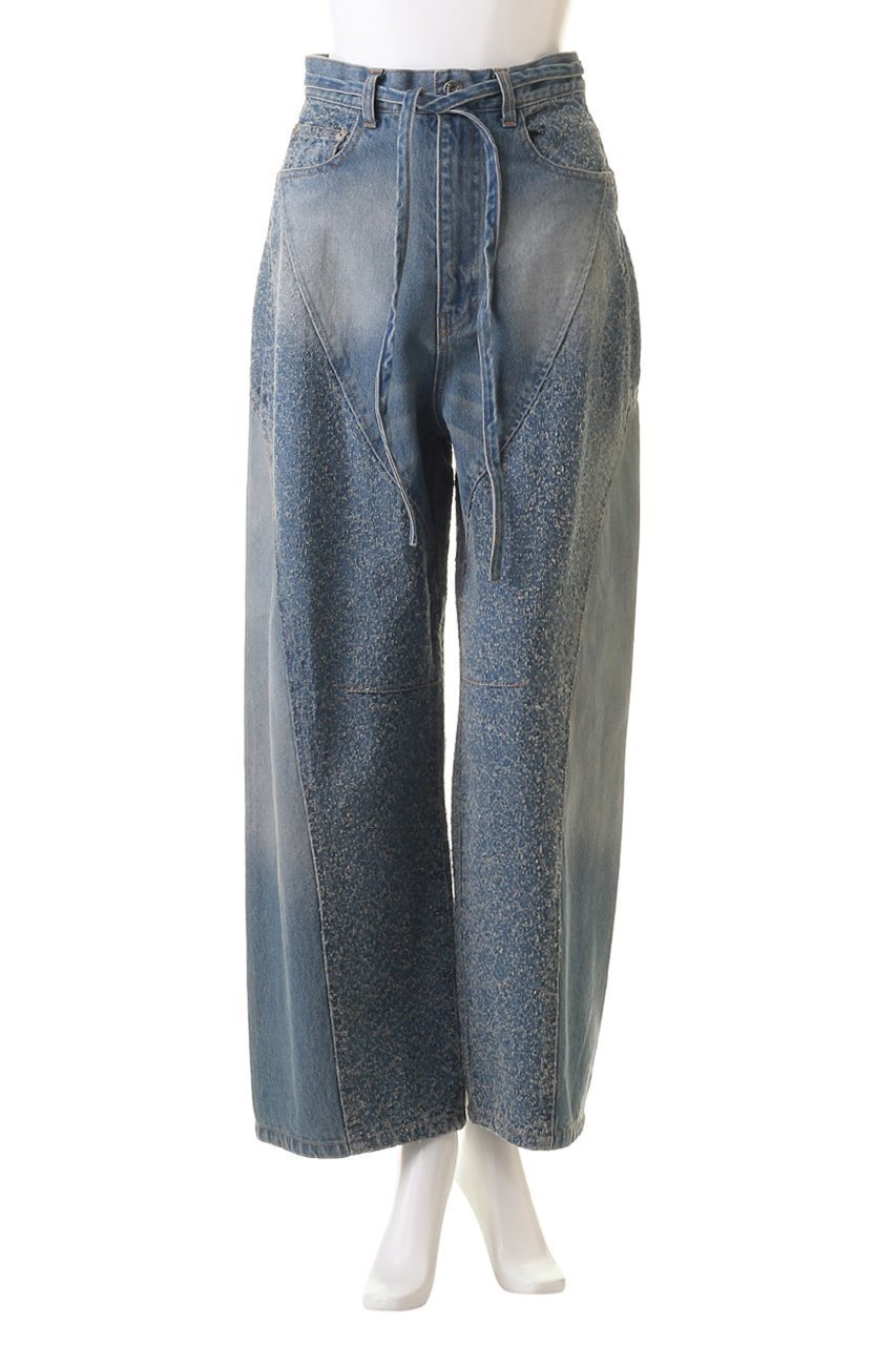 【プランク プロジェクト/PRANK PROJECT】のニードルパンチパネルデニム / Needle Punch Panel Denim 人気、トレンドファッション・服の通販 founy(ファニー) 　ファッション　Fashion　レディースファッション　Fashion for Women　パンツ　Pants & Trousers　デニムパンツ・ジーンズ・美脚デニム　Denim Jeans & Pants　おすすめ　Recommended / Our Picks　コンパクト　Compact, Small Size　デニム　Denim, Jeans Material　ルーズ　Loose, Oversized　other-2|ID: prp329100004605768 ipo3291000000032818149
