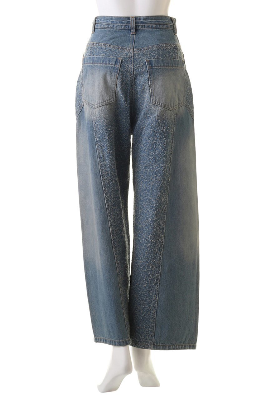 【プランク プロジェクト/PRANK PROJECT】のニードルパンチパネルデニム / Needle Punch Panel Denim 人気、トレンドファッション・服の通販 founy(ファニー) 　ファッション　Fashion　レディースファッション　Fashion for Women　パンツ　Pants & Trousers　デニムパンツ・ジーンズ・美脚デニム　Denim Jeans & Pants　おすすめ　Recommended / Our Picks　コンパクト　Compact, Small Size　デニム　Denim, Jeans Material　ルーズ　Loose, Oversized　other-4|ID: prp329100004605768 ipo3291000000032818151