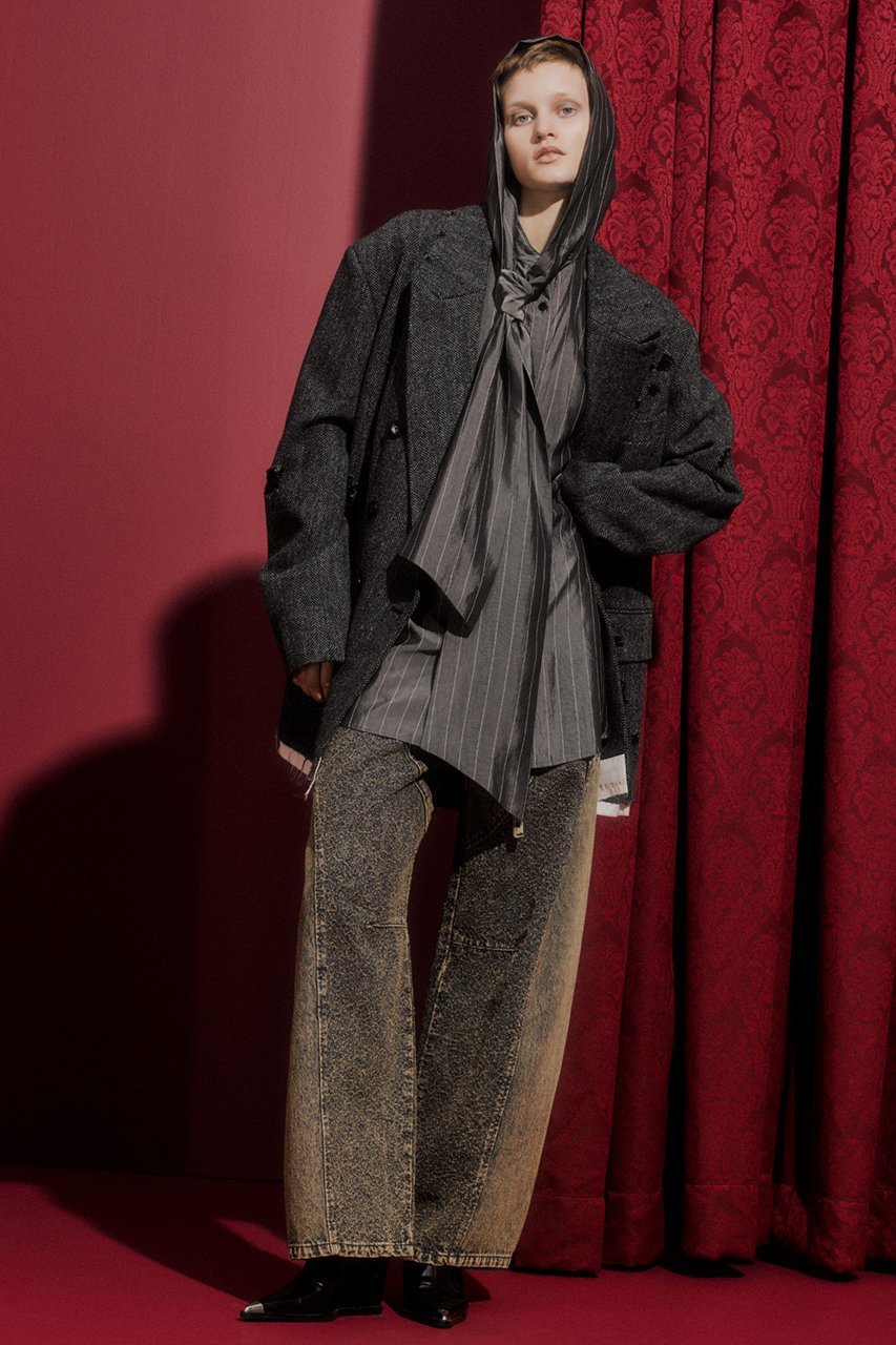 【プランク プロジェクト/PRANK PROJECT】のニードルパンチパネルデニム / Needle Punch Panel Denim 人気、トレンドファッション・服の通販 founy(ファニー) 　ファッション　Fashion　レディースファッション　Fashion for Women　パンツ　Pants & Trousers　デニムパンツ・ジーンズ・美脚デニム　Denim Jeans & Pants　おすすめ　Recommended / Our Picks　コンパクト　Compact, Small Size　デニム　Denim, Jeans Material　ルーズ　Loose, Oversized　other-7|ID: prp329100004605768 ipo3291000000032818154