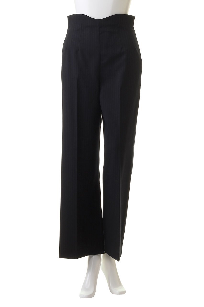 【ランバン オン ブルー/LANVIN en Bleu】のピンストライプワイドパンツ 人気、トレンドファッション・服の通販 founy(ファニー) 　ファッション　Fashion　レディースファッション　Fashion for Women　パンツ　Pants & Trousers　カットソー　Cut and Sewn Top　センター　Center, Center Line　ツイル　Twist, Twisted Detail　ファブリック　Fabric, Textile　ミックス　Mix, Mixed Style　ロング　Long, Long-Length　ワイド　Wide, Wide Fit　other-2|ID: prp329100004605771 ipo3291000000032818224