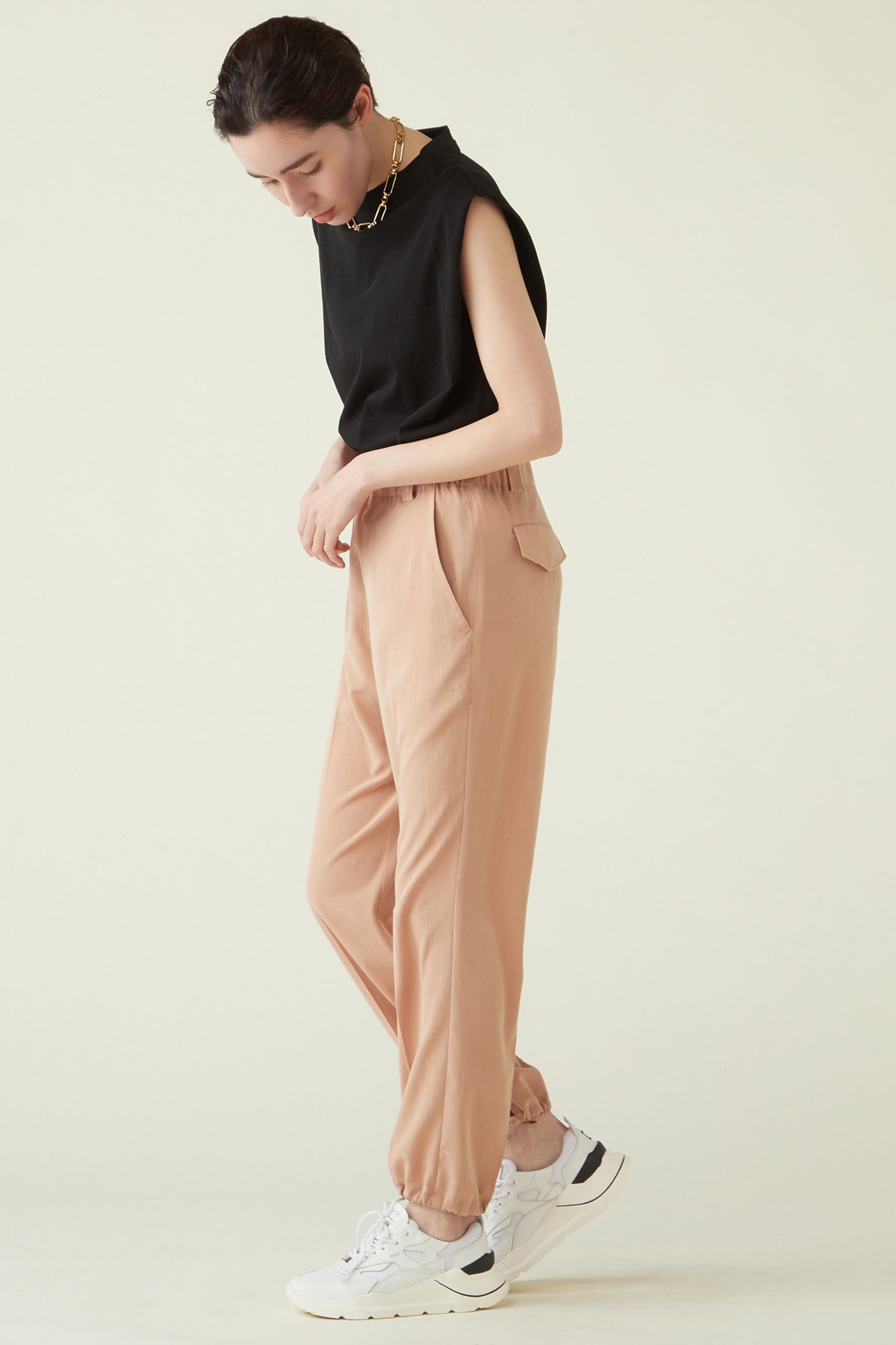 【マルティニーク/martinique】のドロストヘムパンツ 人気、トレンドファッション・服の通販 founy(ファニー) 　ファッション　Fashion　レディースファッション　Fashion for Women　パンツ　Pants & Trousers　ジャケット　Jacket, Outerwear　other-3|ID: prp329100004605772 ipo3291000000033662987