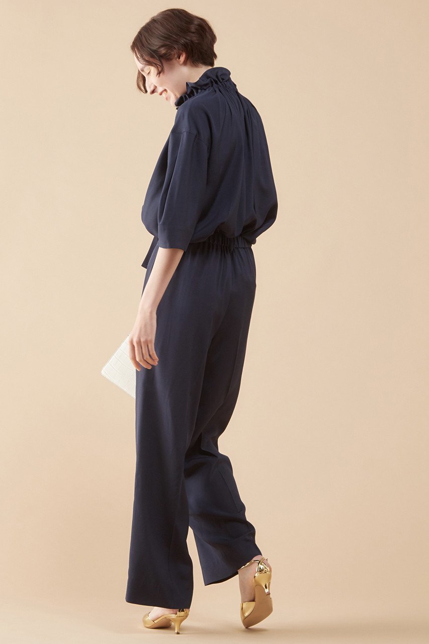 【マルティニーク/martinique】のバックゴムストレートパンツ 人気、トレンドファッション・服の通販 founy(ファニー) 　ファッション　Fashion　レディースファッション　Fashion for Women　パンツ　Pants & Trousers　バッグ　Bags　おすすめ　Recommended / Our Picks　ストレート　Straight, Straight Cut　セットアップ　Set-Up, Coordinated Outfit　センター　Center, Center Line　チェック　Check, Plaid, Tartan　バランス　Balance, Style Balance　フロント　Front, Front Design　ワイド　Wide, Wide Fit　エレガント 上品　Elegant　other-3|ID: prp329100004605773 ipo3291000000032818380