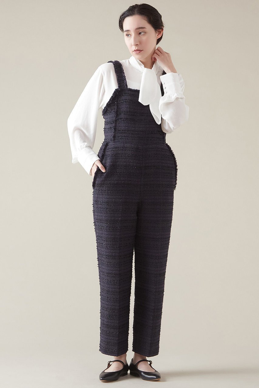 【マルティニーク/martinique】のツイードサロペット 人気、トレンドファッション・服の通販 founy(ファニー) 　ファッション　Fashion　レディースファッション　Fashion for Women　パンツ　Pants & Trousers　ツイード　Twill, Twill Weave　other-2|ID: prp329100004605781 ipo3291000000032818554