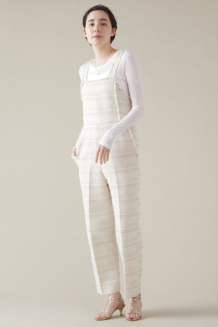 【マルティニーク/martinique】のツイードサロペット インテリア・キッズ・メンズ・レディースファッション・服の通販 founy(ファニー) https://founy.com/ ファッション Fashion レディースファッション Fashion for Women パンツ Pants & Trousers ツイード Twill, Twill Weave |ID: prp329100004605781 ipo3291000000035976881