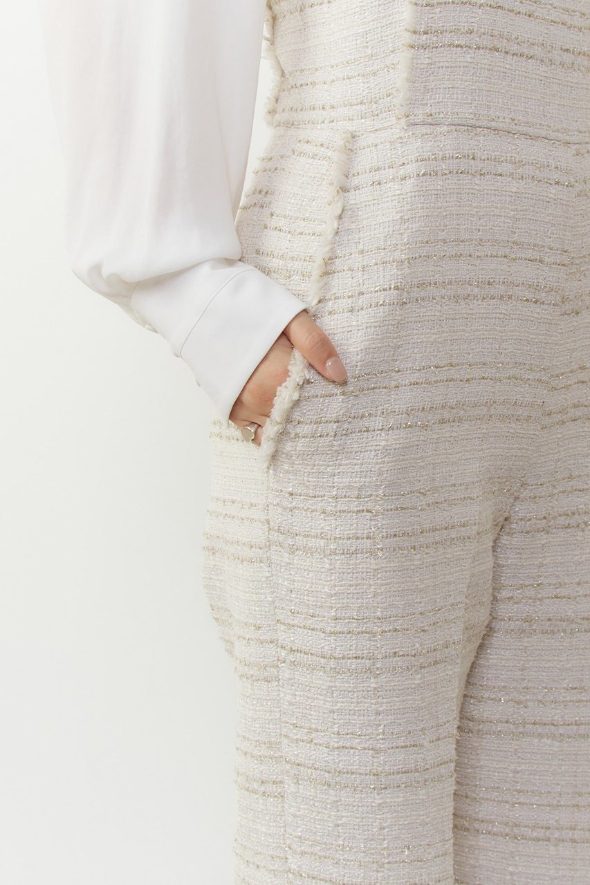 【マルティニーク/martinique】のツイードサロペット 人気、トレンドファッション・服の通販 founy(ファニー) 　ファッション　Fashion　レディースファッション　Fashion for Women　パンツ　Pants & Trousers　ツイード　Twill, Twill Weave　other-8|ID: prp329100004605781 ipo3291000000035976890