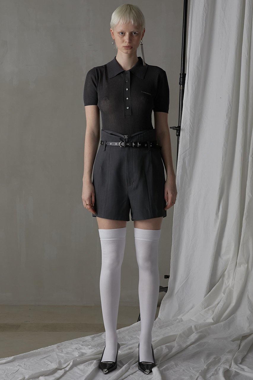 【プランク プロジェクト/PRANK PROJECT】のマルチファブリックショートパンツ / Multi-Fabric Short Pants 人気、トレンドファッション・服の通販 founy(ファニー) 　ファッション　Fashion　レディースファッション　Fashion for Women　パンツ　Pants & Trousers　ショートパンツ・ハーフパンツ　High-Waisted & Relaxed Shorts　ショート　Short, Short Length　スタイリッシュ　Stylish, Fashionable　ツイル　Twist, Twisted Detail　フロント　Front, Front Design　ブライト　Bright, Shiny　エレガント 上品　Elegant　other-8|ID: prp329100004605792 ipo3291000000032819038