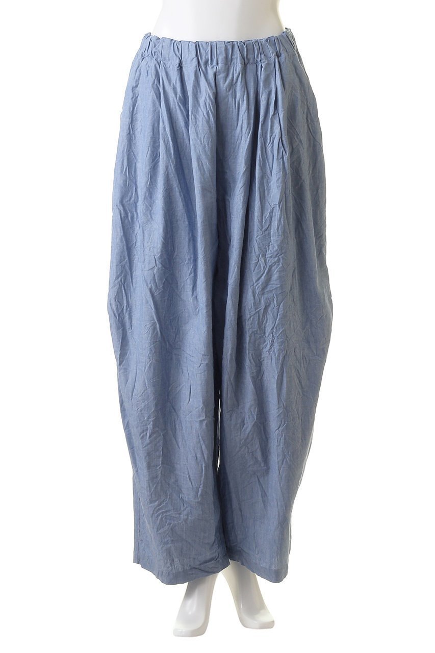 【ミズイロ インド/mizuiro ind】のchambray wide cargo PT パンツ 人気、トレンドファッション・服の通販 founy(ファニー) 　ファッション　Fashion　レディースファッション　Fashion for Women　パンツ　Pants & Trousers　カーゴパンツ　Cargo Pants, Utility Pants　シャンブレー　Chambray, Denim-Like Fabric　フロント　Front, Front Design　ワイド　Wide, Wide Fit　ワッシャー　Washer, Crinkled Finish　ワーク　Workwear, Utility Style　人気　Popular, Best Seller　今季　This Season, Current Season　旅行　Travel　other-2|ID: prp329100004605794 ipo3291000000032819151