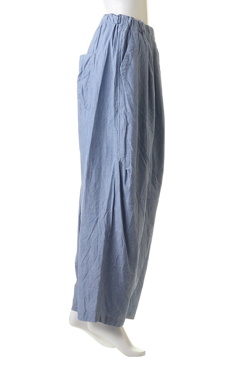 【ミズイロ インド/mizuiro ind】のchambray wide cargo PT パンツ 人気、トレンドファッション・服の通販 founy(ファニー) 　ファッション　Fashion　レディースファッション　Fashion for Women　パンツ　Pants & Trousers　カーゴパンツ　Cargo Pants, Utility Pants　シャンブレー　Chambray, Denim-Like Fabric　フロント　Front, Front Design　ワイド　Wide, Wide Fit　ワッシャー　Washer, Crinkled Finish　ワーク　Workwear, Utility Style　人気　Popular, Best Seller　今季　This Season, Current Season　旅行　Travel　other-3|ID: prp329100004605794 ipo3291000000032819152