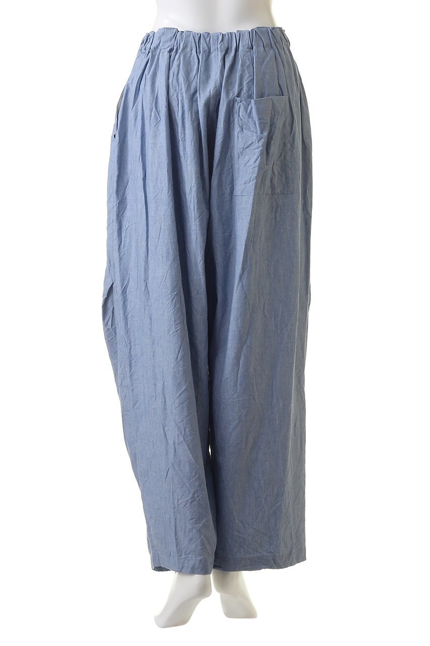 【ミズイロ インド/mizuiro ind】のchambray wide cargo PT パンツ 人気、トレンドファッション・服の通販 founy(ファニー) 　ファッション　Fashion　レディースファッション　Fashion for Women　パンツ　Pants & Trousers　カーゴパンツ　Cargo Pants, Utility Pants　シャンブレー　Chambray, Denim-Like Fabric　フロント　Front, Front Design　ワイド　Wide, Wide Fit　ワッシャー　Washer, Crinkled Finish　ワーク　Workwear, Utility Style　人気　Popular, Best Seller　今季　This Season, Current Season　旅行　Travel　other-4|ID: prp329100004605794 ipo3291000000032819153