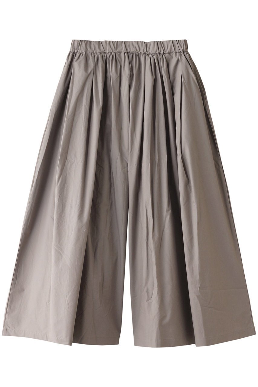 【ミズイロ インド/mizuiro ind】のfront tucked wide gather PT パンツ インテリア・キッズ・メンズ・レディースファッション・服の通販 founy(ファニー) 　ファッション　Fashion　レディースファッション　Fashion for Women　パンツ　Pants & Trousers　タイプライター　Typewriter Fabric, Crisp Cotton　リラックス　Relax, Relaxed Fit　gray|ID: prp329100004605797 ipo3291000000032819236