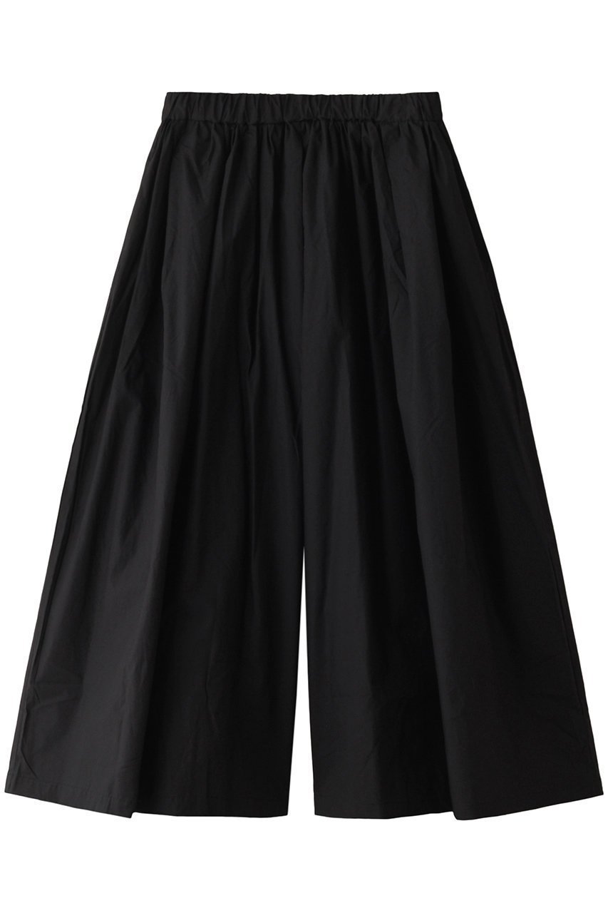【ミズイロ インド/mizuiro ind】のfront tucked wide gather PT パンツ インテリア・キッズ・メンズ・レディースファッション・服の通販 founy(ファニー) 　ファッション　Fashion　レディースファッション　Fashion for Women　パンツ　Pants & Trousers　タイプライター　Typewriter Fabric, Crisp Cotton　リラックス　Relax, Relaxed Fit　black|ID: prp329100004605797 ipo3291000000032819237