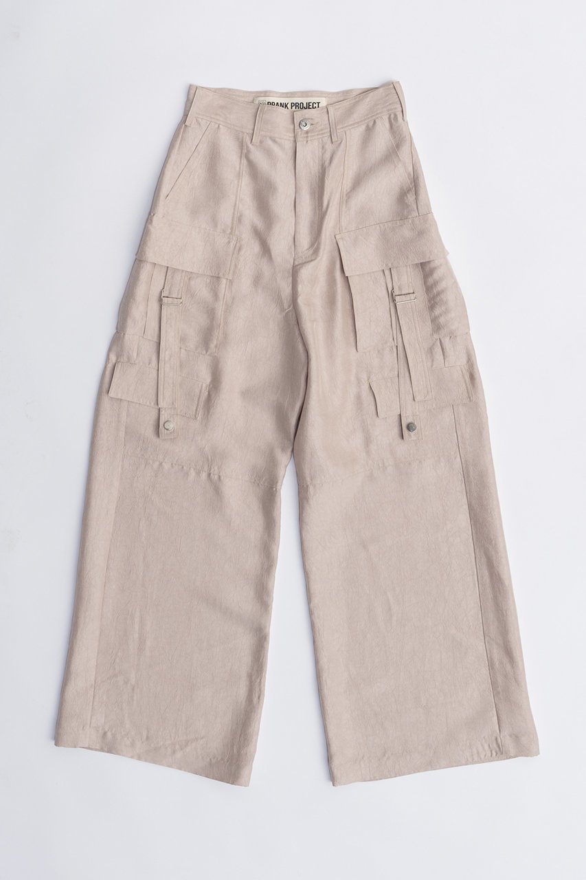【プランク プロジェクト/PRANK PROJECT】のクラッシュサテンボンテージパンツ / Crushed Satin Bondage Pants 人気、トレンドファッション・服の通販 founy(ファニー) 　ファッション　Fashion　レディースファッション　Fashion for Women　パンツ　Pants & Trousers　カーゴパンツ　Cargo Pants, Utility Pants　サテン　Satin, Glossy Fabric　ダウン　Down, Puffer　ワッシャー　Washer, Crinkled Finish　エレガント 上品　Elegant　other-5|ID: prp329100004605798 ipo3291000000032819259