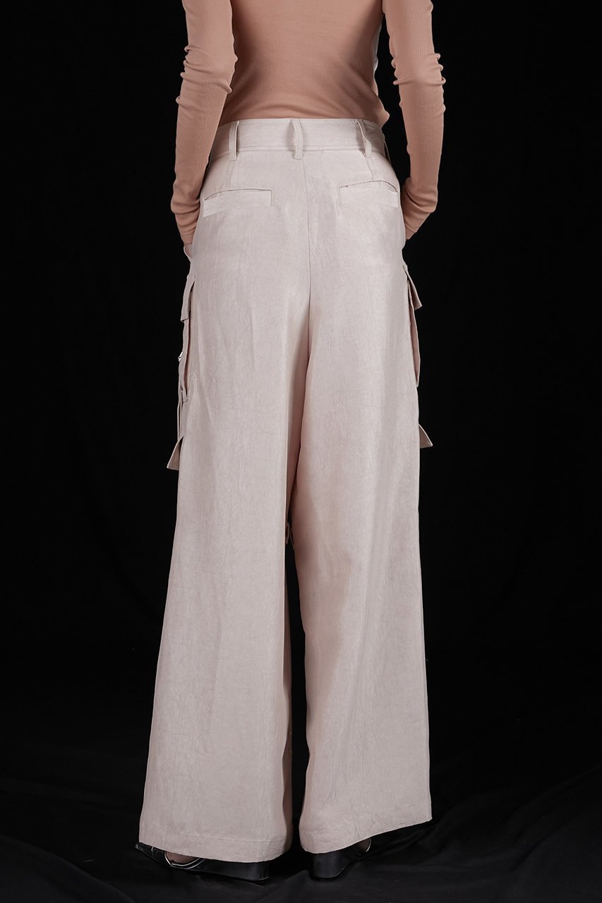 【プランク プロジェクト/PRANK PROJECT】のクラッシュサテンボンテージパンツ / Crushed Satin Bondage Pants 人気、トレンドファッション・服の通販 founy(ファニー) 　ファッション　Fashion　レディースファッション　Fashion for Women　パンツ　Pants & Trousers　カーゴパンツ　Cargo Pants, Utility Pants　サテン　Satin, Glossy Fabric　ダウン　Down, Puffer　ワッシャー　Washer, Crinkled Finish　エレガント 上品　Elegant　other-8|ID: prp329100004605798 ipo3291000000032819262