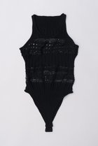 【プランク プロジェクト/PRANK PROJECT】のブークレレースニットロンパース / Boucle Lace Knit Rompers BLK(ブラック)|ID: prp329100004605799 ipo3291000000032819276