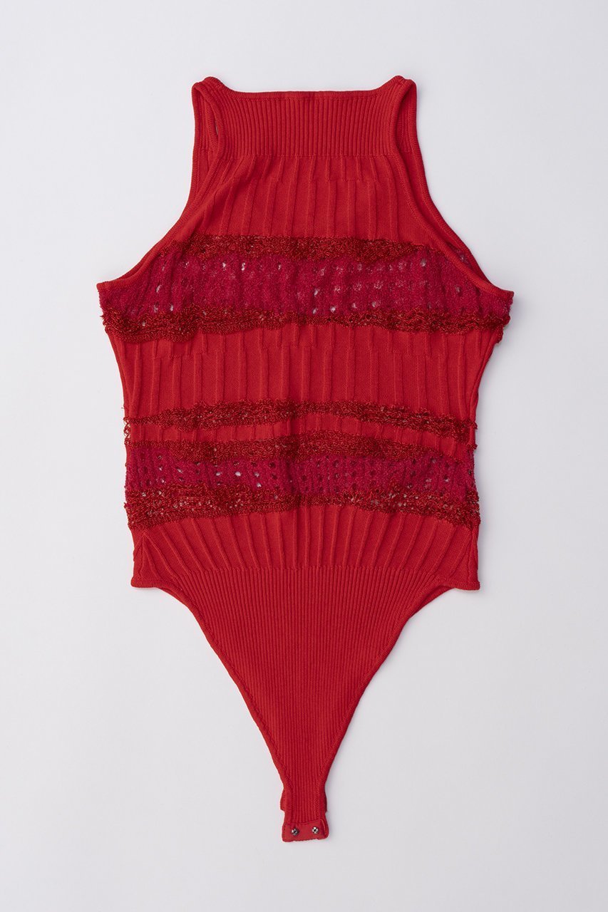 【プランク プロジェクト/PRANK PROJECT】のブークレレースニットロンパース / Boucle Lace Knit Rompers 人気、トレンドファッション・服の通販 founy(ファニー) 　ファッション　Fashion　レディースファッション　Fashion for Women　パンツ　Pants & Trousers　おすすめ　Recommended / Our Picks　インナー　Innerwear　シンプル　Simple, Minimal　セットアップ　Set-Up, Coordinated Outfit　タンク　Tank Top, Sleeveless Top　デニム　Denim, Jeans Material　ボトム　Bottoms, Lower Wear　ミックス　Mix, Mixed Style　レース　Lace, Lace Fabric　ロンパース　Romper, Jumpsuit　other-5|ID: prp329100004605799 ipo3291000000032819282