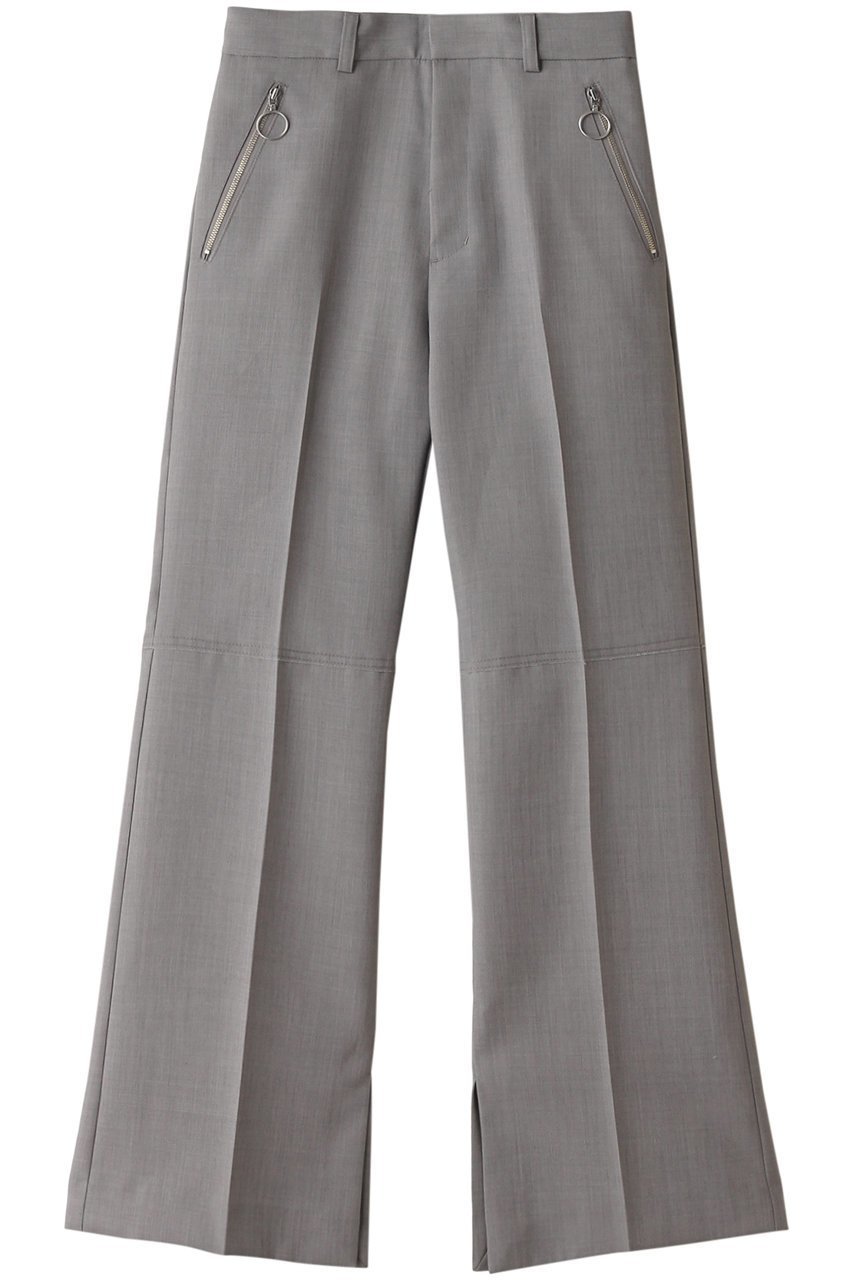 【プランク プロジェクト/PRANK PROJECT】のジップフレアパンツ / Zip Flared Pants インテリア・キッズ・メンズ・レディースファッション・服の通販 founy(ファニー) 　ファッション　Fashion　レディースファッション　Fashion for Women　パンツ　Pants & Trousers　セットアップ　Set-Up, Coordinated Outfit　フレア　Flare, Flared　ブルゾン　Blouson, Bomber Jacket　メタル　Metal, Metal Parts　GRY(グレー)|ID: prp329100004605802 ipo3291000000032819552