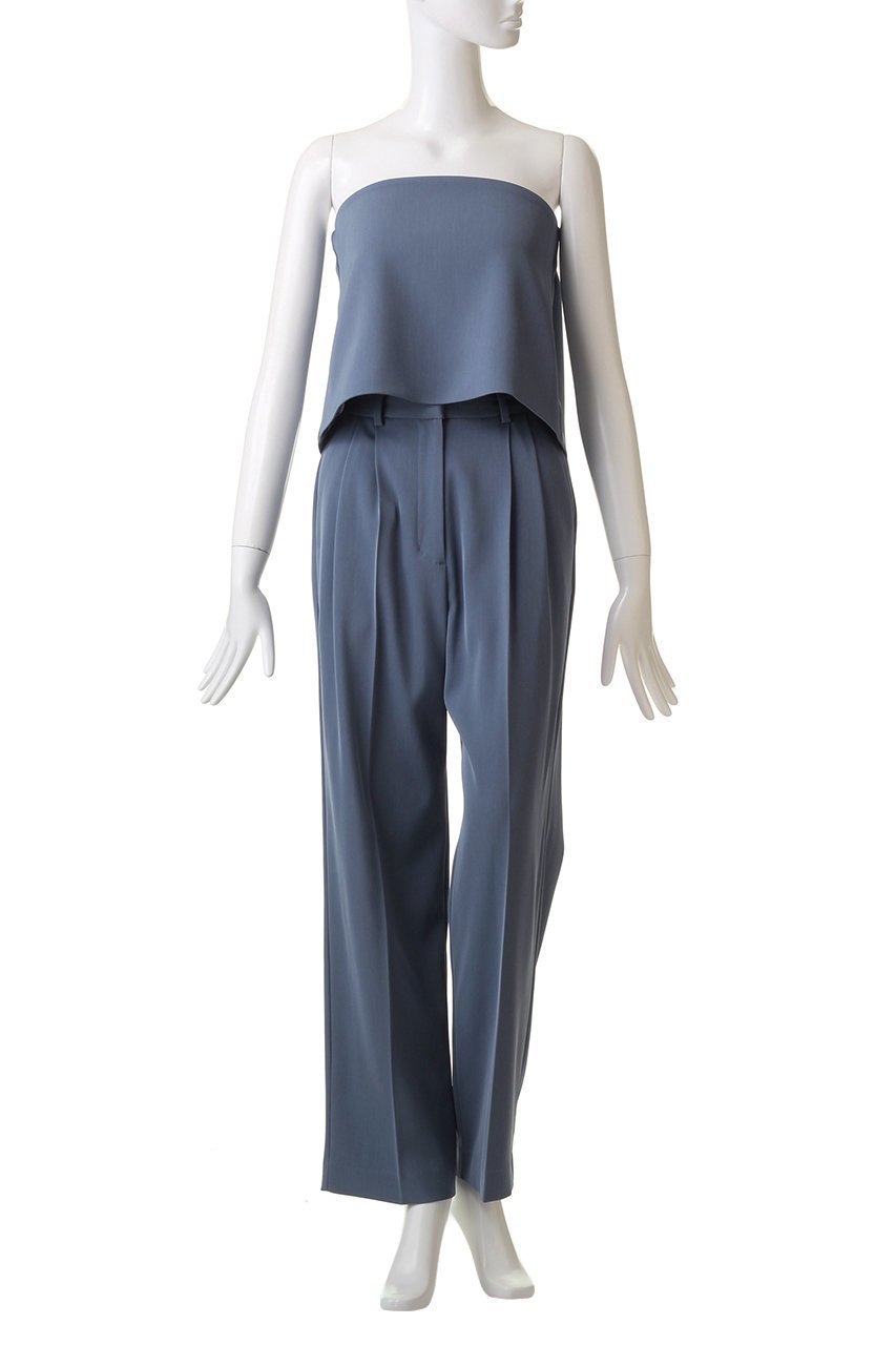 【クラネ/CLANE】の2WAY BISTIER PANTS/パンツ 人気、トレンドファッション・服の通販 founy(ファニー) 　ファッション　Fashion　レディースファッション　Fashion for Women　パンツ　Pants & Trousers　とろみ　Fluid, Flowy Fabric　セットアップ　Set-Up, Coordinated Outfit　ツイル　Twist, Twisted Detail　ビスチェ　Bustier, Corset Top　エレガント 上品　Elegant　other-2|ID: prp329100004605803 ipo3291000000032819565