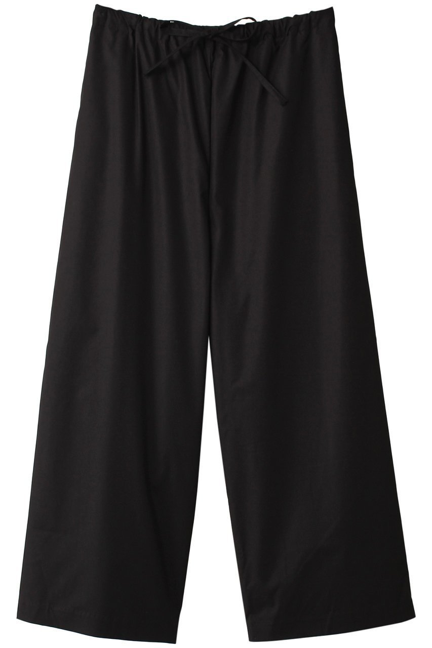 【ミズイロ インド/mizuiro ind】のT/R wide easy PT パンツ インテリア・キッズ・メンズ・レディースファッション・服の通販 founy(ファニー) 　ファッション　Fashion　レディースファッション　Fashion for Women　パンツ　Pants & Trousers　シンプル　Simple, Minimal　ストレート　Straight, Straight Cut　black|ID: prp329100004605808 ipo3291000000032819737