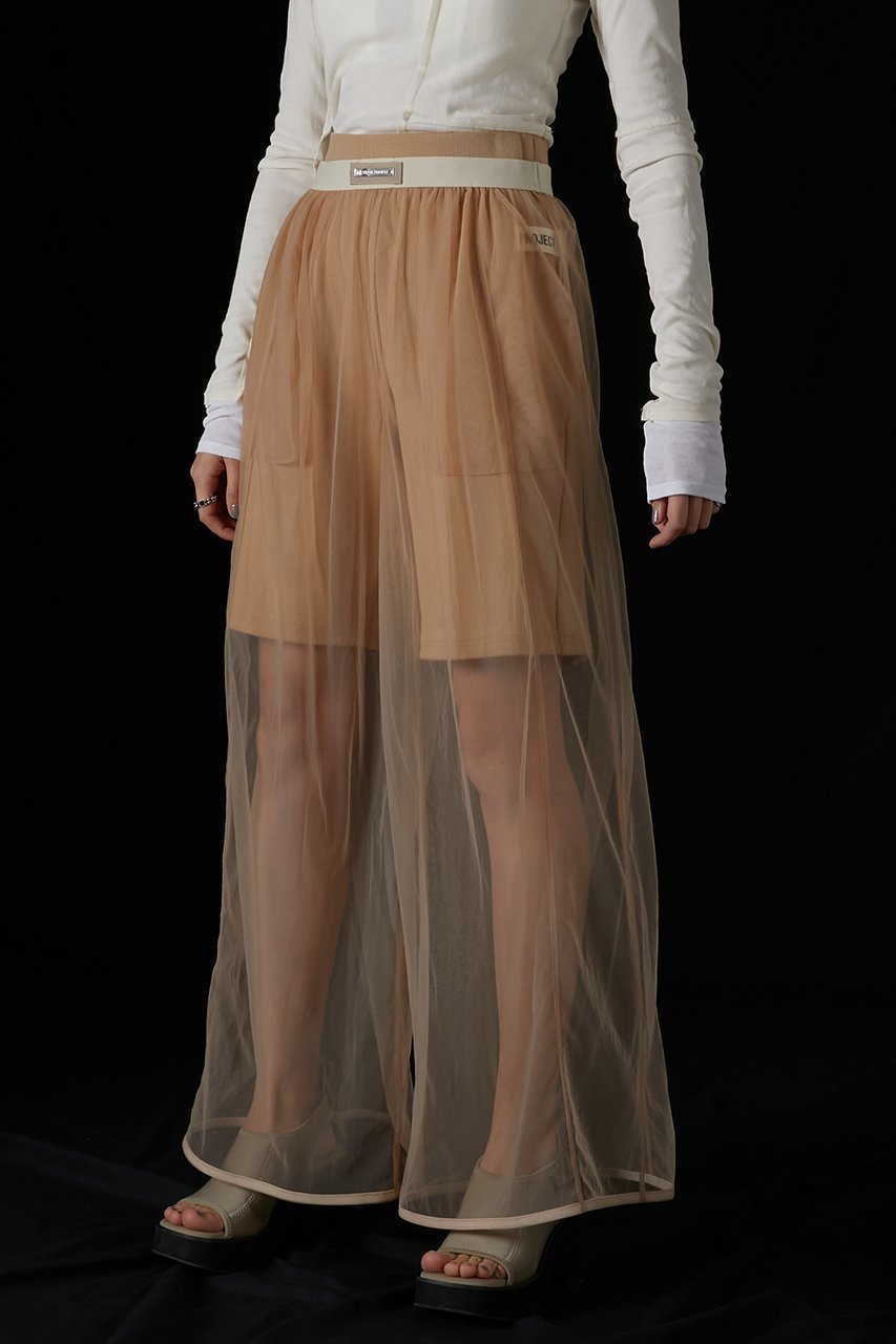 【プランク プロジェクト/PRANK PROJECT】のチュールボリュームパンツ / Tulle Voluminous Pants 人気、トレンドファッション・服の通販 founy(ファニー) 　ファッション　Fashion　レディースファッション　Fashion for Women　パンツ　Pants & Trousers　おすすめ　Recommended / Our Picks　インナー　Innerwear　ジャケット　Jacket, Outerwear　セパレート　Separate, Two-Piece　チュール　Tulip, Tulip Motif　トレンド　Trend, Trending Now　今季　This Season, Current Season　other-8|ID: prp329100004605810 ipo3291000000032819781