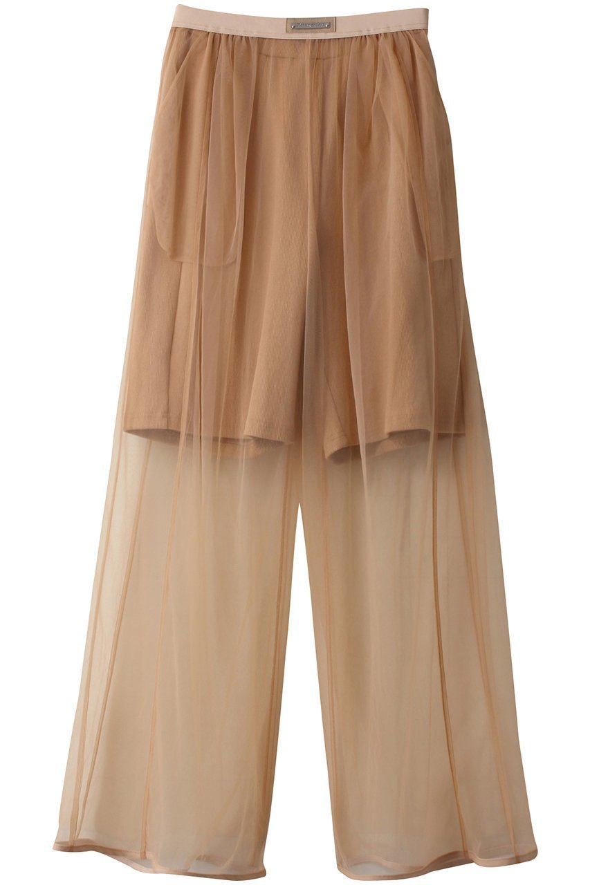 【プランク プロジェクト/PRANK PROJECT】のチュールボリュームパンツ / Tulle Voluminous Pants インテリア・キッズ・メンズ・レディースファッション・服の通販 founy(ファニー) ファッション Fashion レディースファッション Fashion for Women パンツ Pants & Trousers おすすめ Recommended / Our Picks インナー Innerwear ジャケット Jacket, Outerwear セパレート Separate, Two-Piece チュール Tulip, Tulip Motif トレンド Trend, Trending Now 今季 This Season, Current Season BGE(ベージュ)|ID: prp329100004605810 ipo3291000000034423374