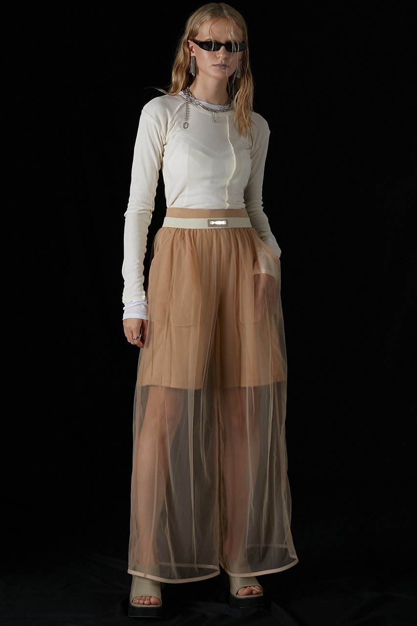 【プランク プロジェクト/PRANK PROJECT】のチュールボリュームパンツ / Tulle Voluminous Pants 人気、トレンドファッション・服の通販 founy(ファニー) ファッション Fashion レディースファッション Fashion for Women パンツ Pants & Trousers おすすめ Recommended / Our Picks インナー Innerwear ジャケット Jacket, Outerwear セパレート Separate, Two-Piece チュール Tulip, Tulip Motif トレンド Trend, Trending Now 今季 This Season, Current Season other-7|ID: prp329100004605810 ipo3291000000034423380