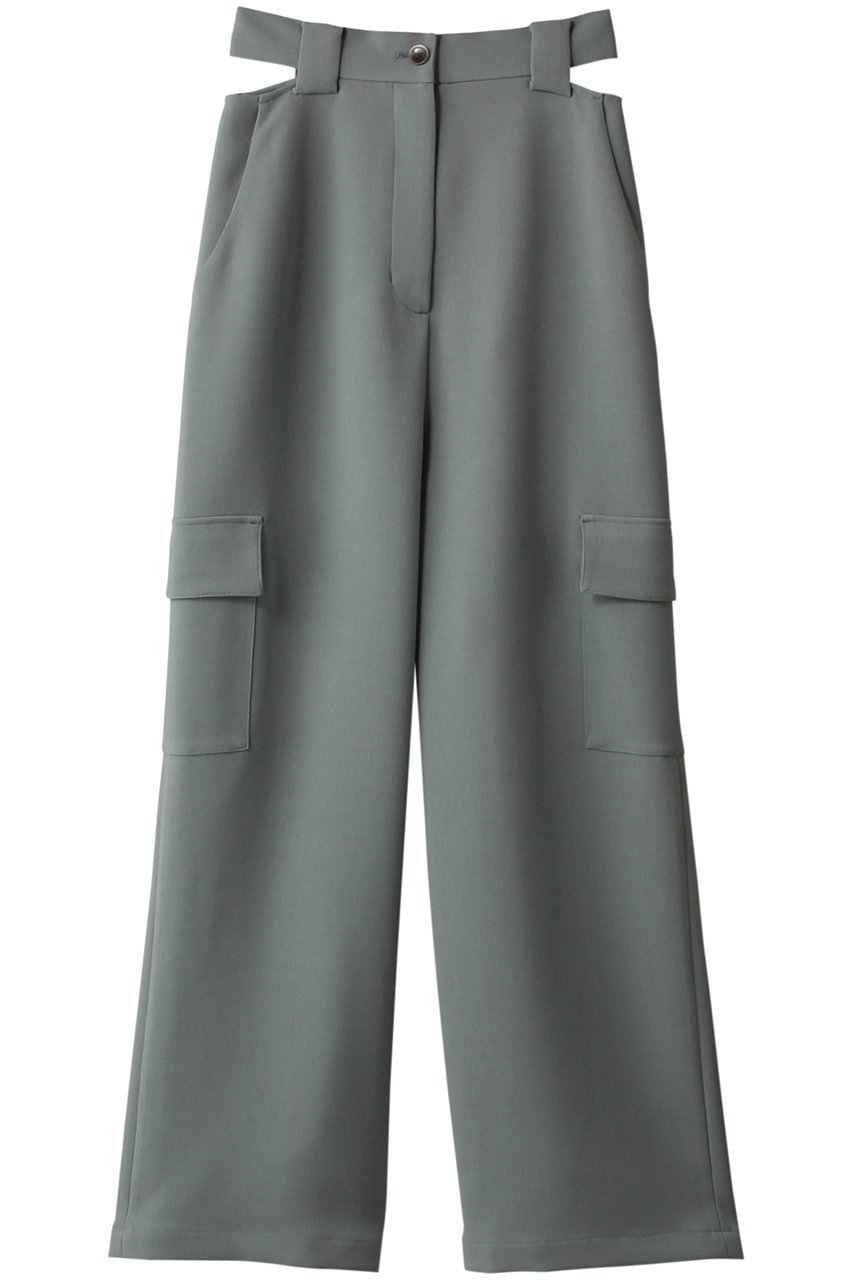 【リムアーク/RIM.ARK】のWaist slit open PT/パンツ インテリア・キッズ・メンズ・レディースファッション・服の通販 founy(ファニー) 　ファッション　Fashion　レディースファッション　Fashion for Women　パンツ　Pants & Trousers　カーゴパンツ　Cargo Pants, Utility Pants　クロップド　Cropped, Short Length　スリット　Slit, Slit Detail　ボトム　Bottoms, Lower Wear　ループ　Loop, Loop Knit　夏　Summer　春　Spring　S/S・春夏　SS, Spring/Summer, Warm Season　ライトグリーン|ID: prp329100004605812 ipo3291000000032819813