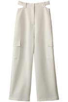 【リムアーク/RIM.ARK】のWaist slit open PT/パンツ 人気、トレンドファッション・服の通販 founy(ファニー) ファッション Fashion レディースファッション Fashion for Women パンツ Pants & Trousers カーゴパンツ Cargo Pants, Utility Pants クロップド Cropped, Short Length スリット Slit, Slit Detail ボトム Bottoms, Lower Wear ループ Loop, Loop Knit 夏 Summer 春 Spring S/S・春夏 SS, Spring/Summer, Warm Season thumbnail ホワイト|ID: prp329100004605812 ipo3291000000034970590
