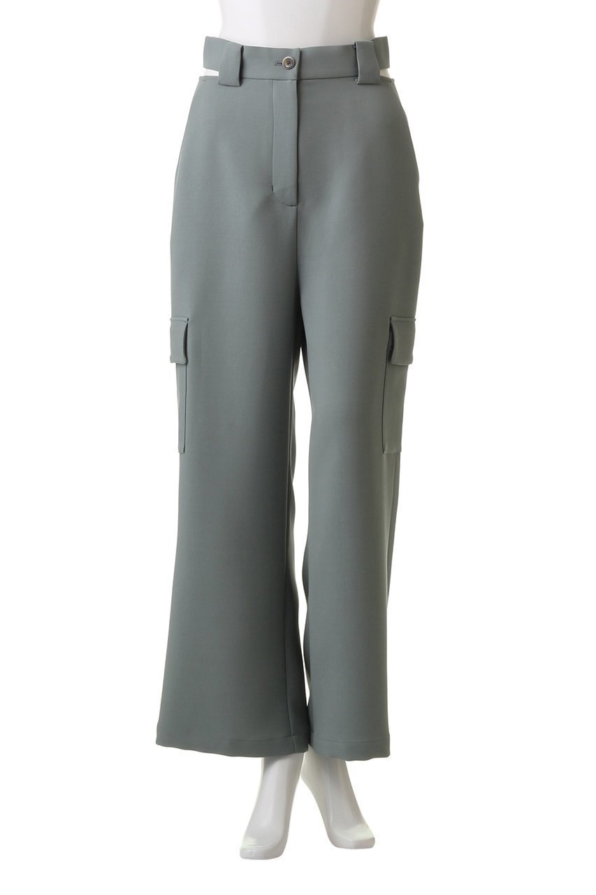 【リムアーク/RIM.ARK】のWaist slit open PT/パンツ 人気、トレンドファッション・服の通販 founy(ファニー) ファッション Fashion レディースファッション Fashion for Women パンツ Pants & Trousers カーゴパンツ Cargo Pants, Utility Pants クロップド Cropped, Short Length スリット Slit, Slit Detail ボトム Bottoms, Lower Wear ループ Loop, Loop Knit 夏 Summer 春 Spring S/S・春夏 SS, Spring/Summer, Warm Season other-2|ID: prp329100004605812 ipo3291000000034970593