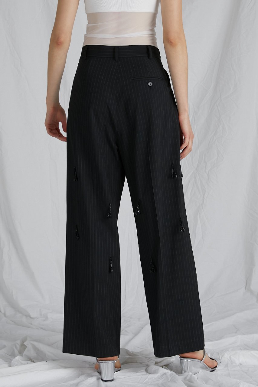 【プランク プロジェクト/PRANK PROJECT】のビジューパンツ / Bijou Pants 人気、トレンドファッション・服の通販 founy(ファニー) 　ファッション　Fashion　レディースファッション　Fashion for Women　パンツ　Pants & Trousers　おすすめ　Recommended / Our Picks　ジャケット　Jacket, Outerwear　スウェット / スエット　Sweatshirt, Sweatwear　ストライプ　Stripe, Striped Pattern　スマート　Smart, Elegant　スラックス　Slacks, Dress Pants　セットアップ　Set-Up, Coordinated Outfit　テーパード　Tapered, Tapered Pants　ビジュー　Bijou, Jewel-like Accent　other-8|ID: prp329100004605815 ipo3291000000032819954