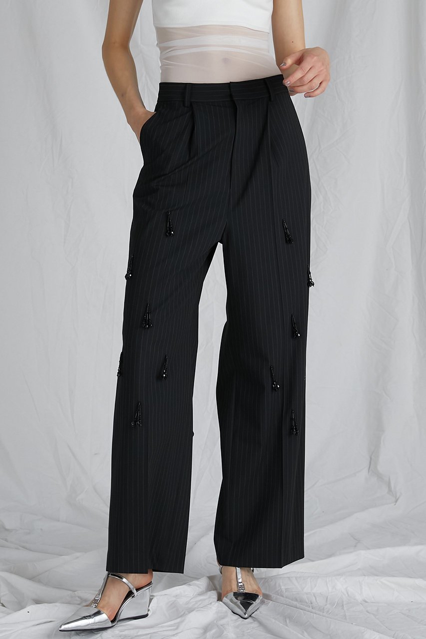 【プランク プロジェクト/PRANK PROJECT】のビジューパンツ / Bijou Pants 人気、トレンドファッション・服の通販 founy(ファニー) ファッション Fashion レディースファッション Fashion for Women パンツ Pants & Trousers おすすめ Recommended / Our Picks ジャケット Jacket, Outerwear スウェット / スエット Sweatshirt, Sweatwear ストライプ Stripe, Striped Pattern スマート Smart, Elegant スラックス Slacks, Dress Pants セットアップ Set-Up, Coordinated Outfit テーパード Tapered, Tapered Pants ビジュー Bijou, Jewel-like Accent other-6|ID: prp329100004605815 ipo3291000000034423358