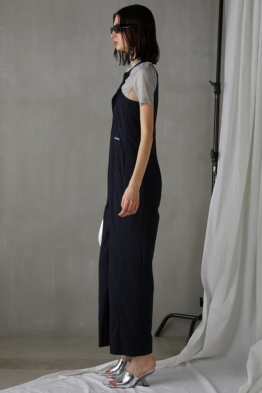 【プランク プロジェクト/PRANK PROJECT】のツイストフロントジャンプスーツ / Twisted Front Jumpsuit 人気、トレンドファッション・服の通販 founy(ファニー) 　ファッション　Fashion　レディースファッション　Fashion for Women　パンツ　Pants & Trousers　インナー　Innerwear　ストライプ　Stripe, Striped Pattern　スーツ　Suit, Formalwear　ツイスト　Tweed, Tweed Fabric　フロント　Front, Front Design　エレガント 上品　Elegant　無地　Plain, Solid Color　other-8|ID: prp329100004605819 ipo3291000000032820134