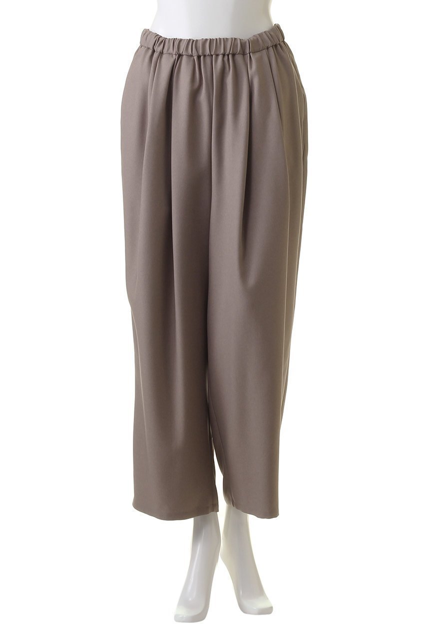 【ミディウミソリッド/MIDIUMISOLID】のtucked wide easy PT パンツ 人気、トレンドファッション・服の通販 founy(ファニー) 　ファッション　Fashion　レディースファッション　Fashion for Women　パンツ　Pants & Trousers　なめらか　Smooth, Silky Texture　エレガント 上品　Elegant　other-2|ID: prp329100004605820 ipo3291000000033654932