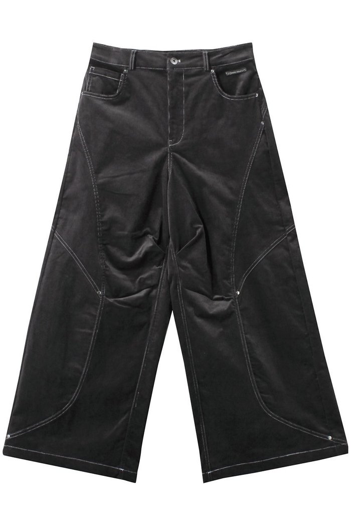 【プランク プロジェクト/PRANK PROJECT】のラウンドカットコーデュロイパンツ / Round Cut Corduroy Pants インテリア・キッズ・メンズ・レディースファッション・服の通販 founy(ファニー) https://founy.com/ ファッション Fashion レディースファッション Fashion for Women パンツ Pants & Trousers コンパクト Compact, Small Size コーデュロイ Corduroy, Cord Fabric メタリック Metallic, Shiny Finish エレガント 上品 Elegant |ID: prp329100004605822 ipo3291000000032820247
