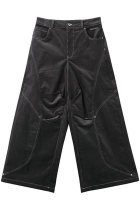 【プランク プロジェクト/PRANK PROJECT】のラウンドカットコーデュロイパンツ / Round Cut Corduroy Pants 人気、トレンドファッション・服の通販 founy(ファニー) ファッション Fashion レディースファッション Fashion for Women パンツ Pants & Trousers コンパクト Compact, Small Size コーデュロイ Corduroy, Cord Fabric メタリック Metallic, Shiny Finish エレガント 上品 Elegant |ID:prp329100004605822