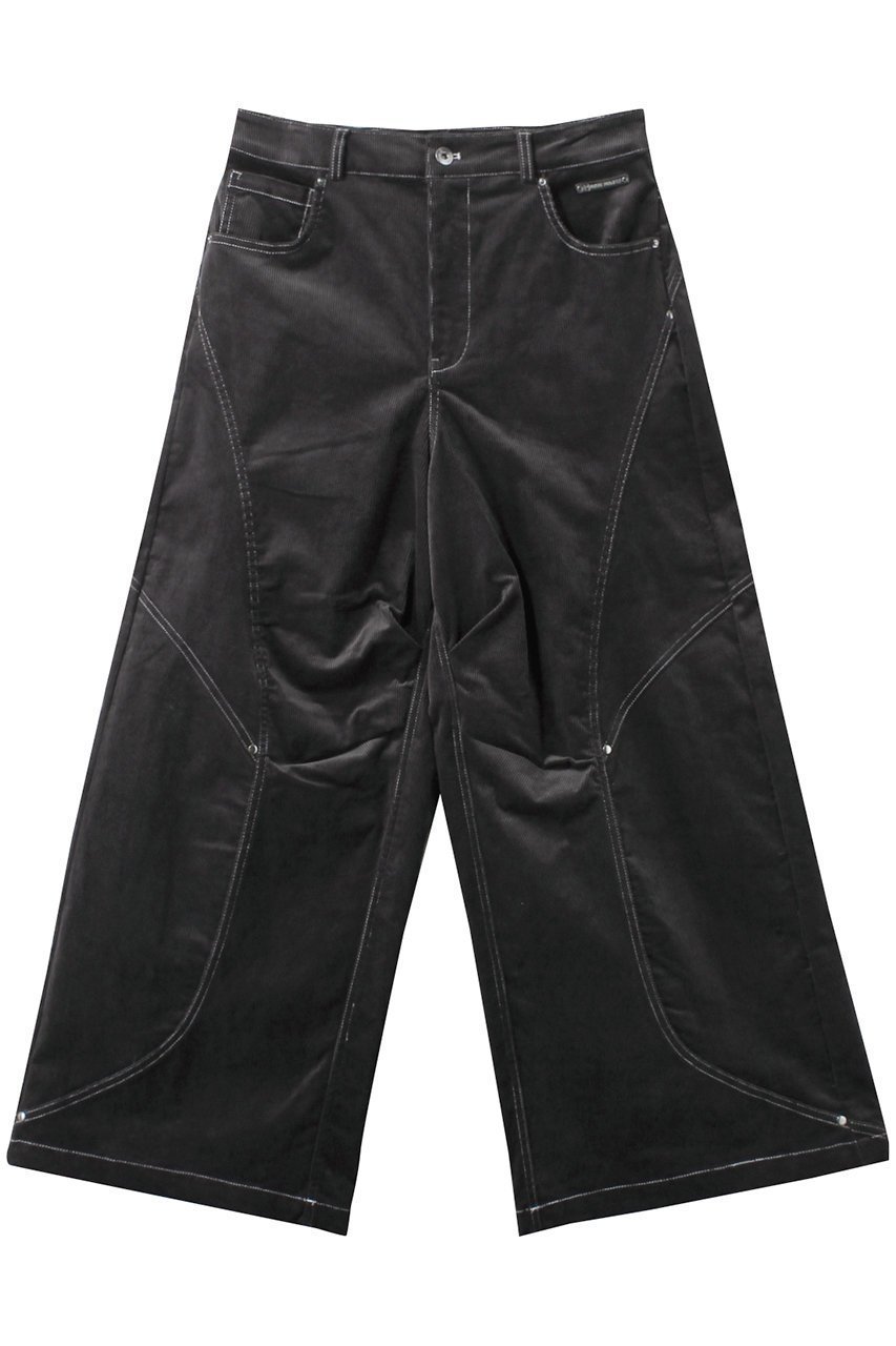 【プランク プロジェクト/PRANK PROJECT】のラウンドカットコーデュロイパンツ / Round Cut Corduroy Pants 人気、トレンドファッション・服の通販 founy(ファニー) 　ファッション　Fashion　レディースファッション　Fashion for Women　パンツ　Pants & Trousers　コンパクト　Compact, Small Size　コーデュロイ　Corduroy, Cord Fabric　メタリック　Metallic, Shiny Finish　エレガント 上品　Elegant　 other-1|ID: prp329100004605822 ipo3291000000032820247