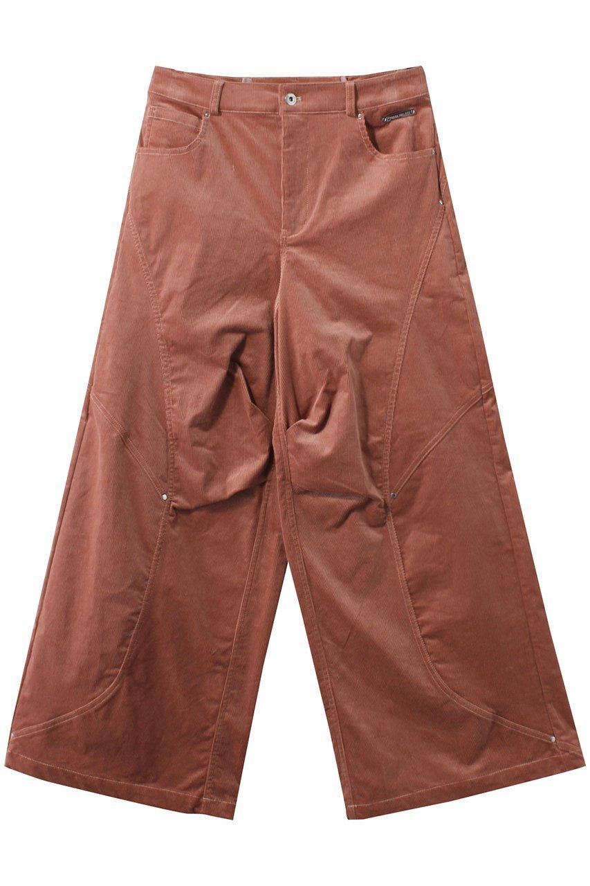 【プランク プロジェクト/PRANK PROJECT】のラウンドカットコーデュロイパンツ / Round Cut Corduroy Pants インテリア・キッズ・メンズ・レディースファッション・服の通販 founy(ファニー) 　ファッション　Fashion　レディースファッション　Fashion for Women　パンツ　Pants & Trousers　コンパクト　Compact, Small Size　コーデュロイ　Corduroy, Cord Fabric　メタリック　Metallic, Shiny Finish　エレガント 上品　Elegant　PNK(ピンク)|ID: prp329100004605822 ipo3291000000032820250