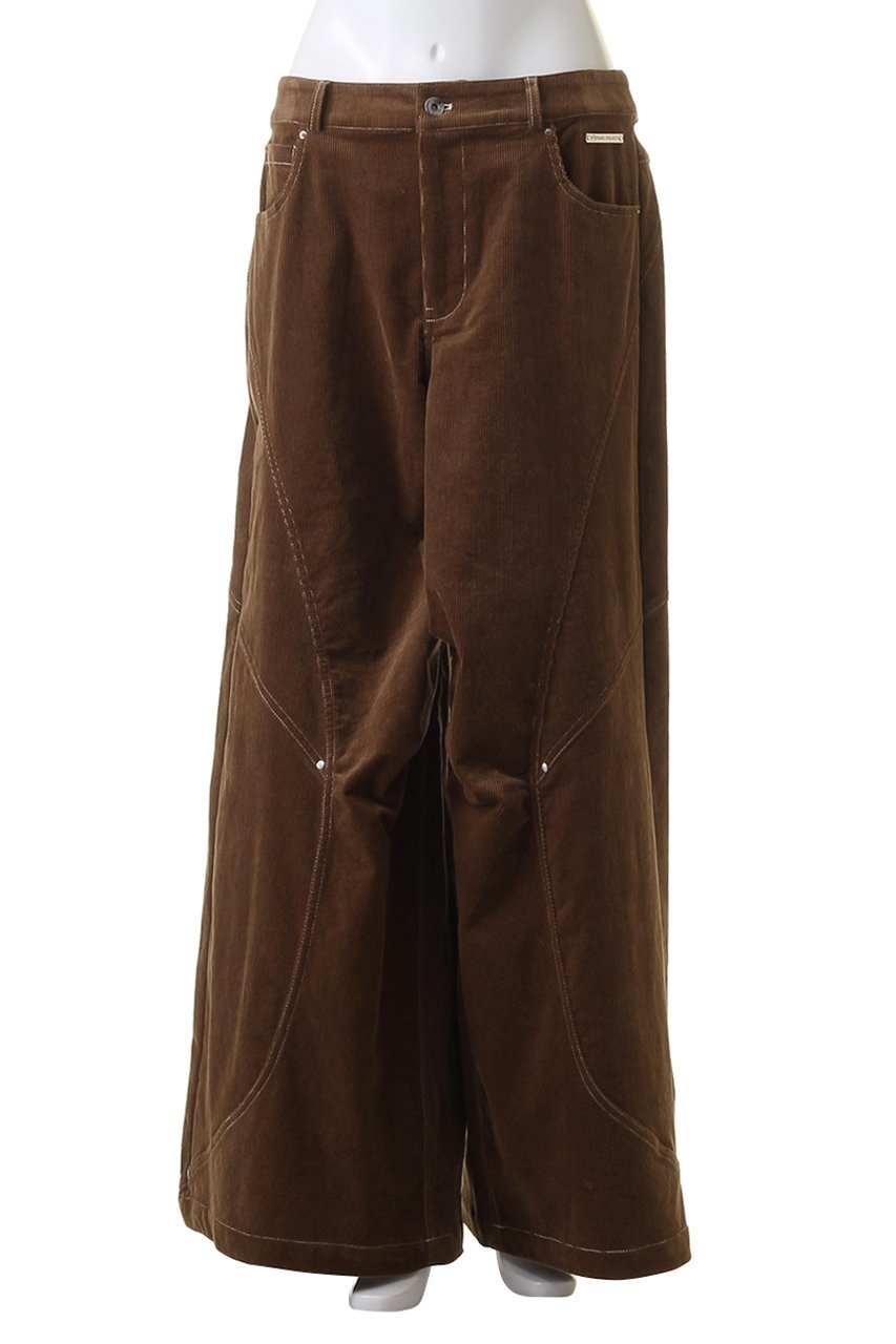 【プランク プロジェクト/PRANK PROJECT】のラウンドカットコーデュロイパンツ / Round Cut Corduroy Pants 人気、トレンドファッション・服の通販 founy(ファニー) 　ファッション　Fashion　レディースファッション　Fashion for Women　パンツ　Pants & Trousers　コンパクト　Compact, Small Size　コーデュロイ　Corduroy, Cord Fabric　メタリック　Metallic, Shiny Finish　エレガント 上品　Elegant　other-2|ID: prp329100004605822 ipo3291000000032820251
