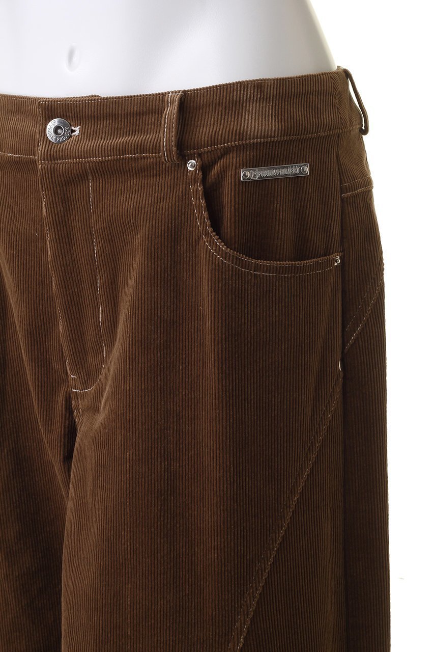 【プランク プロジェクト/PRANK PROJECT】のラウンドカットコーデュロイパンツ / Round Cut Corduroy Pants 人気、トレンドファッション・服の通販 founy(ファニー) 　ファッション　Fashion　レディースファッション　Fashion for Women　パンツ　Pants & Trousers　コンパクト　Compact, Small Size　コーデュロイ　Corduroy, Cord Fabric　メタリック　Metallic, Shiny Finish　エレガント 上品　Elegant　other-5|ID: prp329100004605822 ipo3291000000032820254