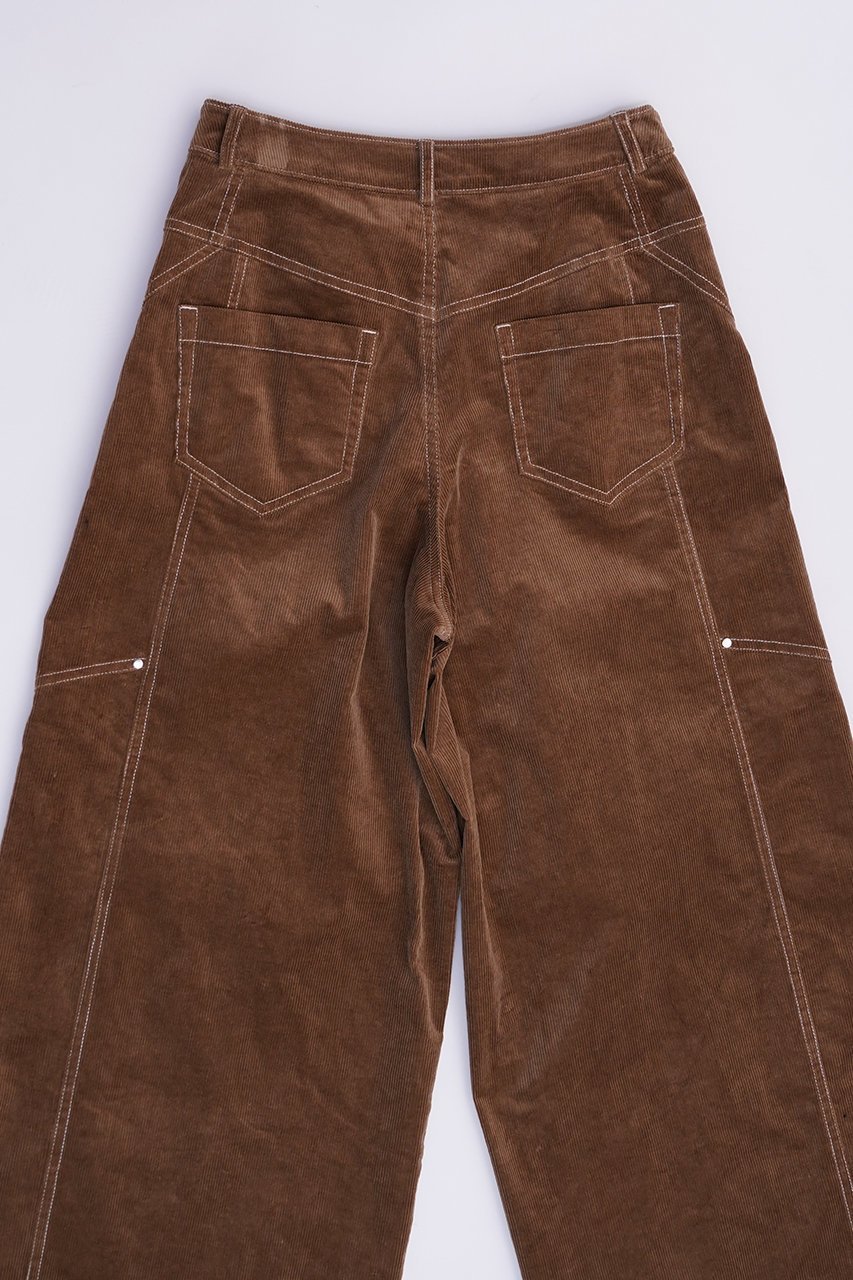 【プランク プロジェクト/PRANK PROJECT】のラウンドカットコーデュロイパンツ / Round Cut Corduroy Pants 人気、トレンドファッション・服の通販 founy(ファニー) 　ファッション　Fashion　レディースファッション　Fashion for Women　パンツ　Pants & Trousers　コンパクト　Compact, Small Size　コーデュロイ　Corduroy, Cord Fabric　メタリック　Metallic, Shiny Finish　エレガント 上品　Elegant　other-7|ID: prp329100004605822 ipo3291000000032820256