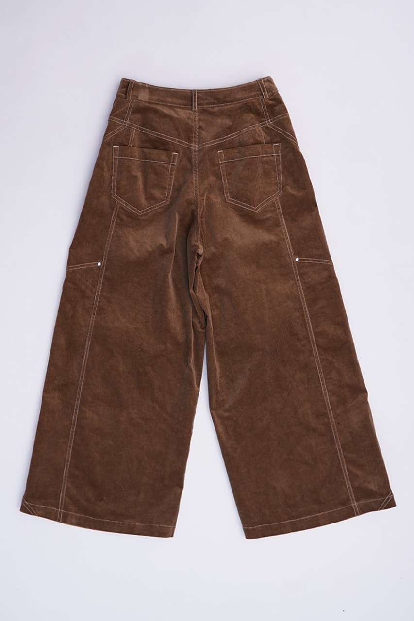 【プランク プロジェクト/PRANK PROJECT】のラウンドカットコーデュロイパンツ / Round Cut Corduroy Pants 人気、トレンドファッション・服の通販 founy(ファニー) 　ファッション　Fashion　レディースファッション　Fashion for Women　パンツ　Pants & Trousers　コンパクト　Compact, Small Size　コーデュロイ　Corduroy, Cord Fabric　メタリック　Metallic, Shiny Finish　エレガント 上品　Elegant　other-8|ID: prp329100004605822 ipo3291000000032820257