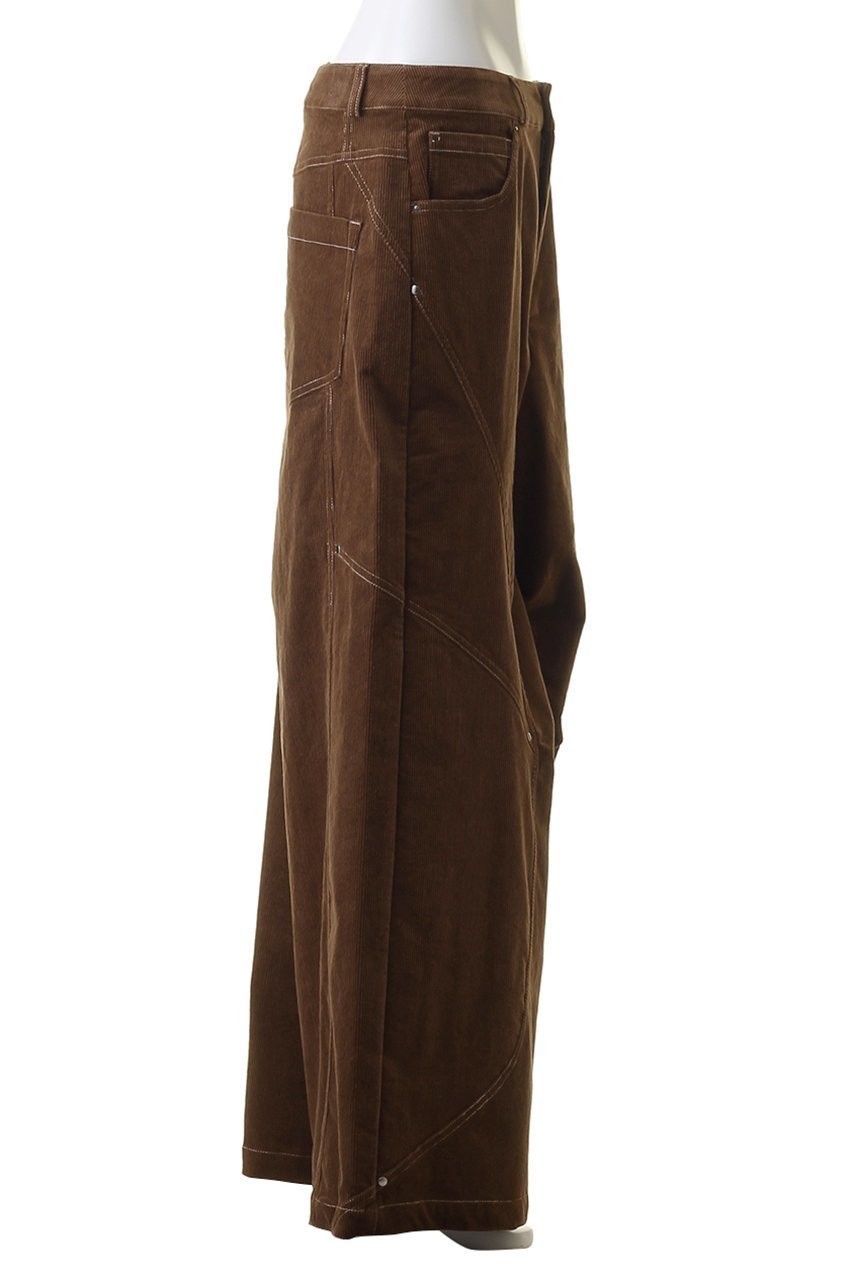 【プランク プロジェクト/PRANK PROJECT】のラウンドカットコーデュロイパンツ / Round Cut Corduroy Pants 人気、トレンドファッション・服の通販 founy(ファニー) ファッション Fashion レディースファッション Fashion for Women パンツ Pants & Trousers コンパクト Compact, Small Size コーデュロイ Corduroy, Cord Fabric メタリック Metallic, Shiny Finish エレガント 上品 Elegant other-3|ID: prp329100004605822 ipo3291000000034423275