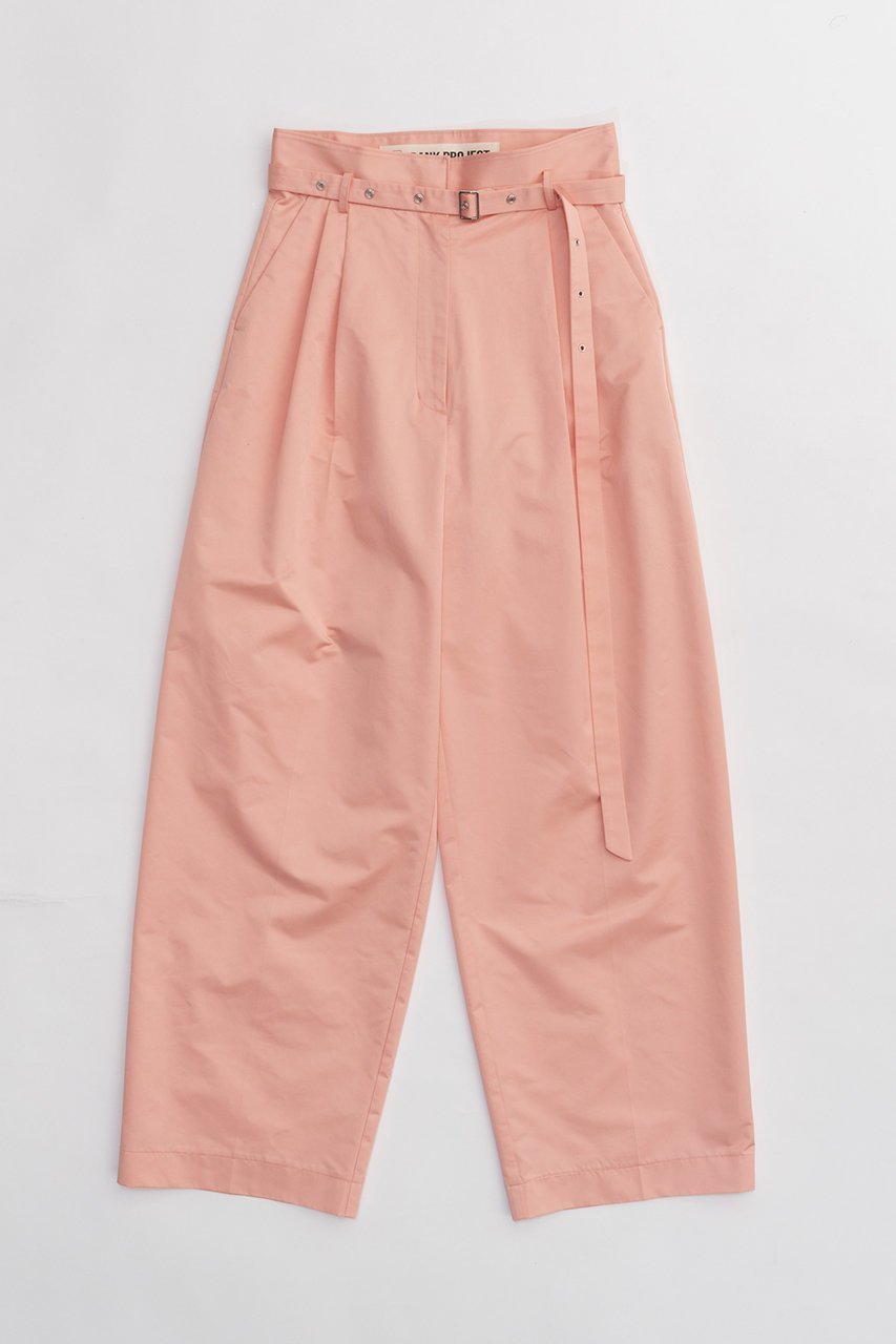 【プランク プロジェクト/PRANK PROJECT】のアイレットベルトサテンタックパンツ / Eyelet Belt Satin Tuck Pants インテリア・キッズ・メンズ・レディースファッション・服の通販 founy(ファニー) 　ファッション　Fashion　レディースファッション　Fashion for Women　パンツ　Pants & Trousers　ベルト&ウエストマーク　Belts & Waist Accessories　タフタ　Taffeta, Structured Fabric　バルーン　Balloon, Balloon Silhouette　夏　Summer　PNK(ピンク)|ID: prp329100004605823 ipo3291000000032820262