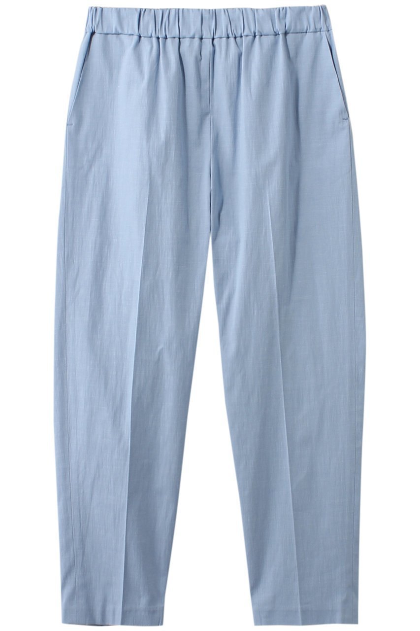 【ミズイロ インド/mizuiro ind】のchambray center press PT パンツ インテリア・キッズ・メンズ・レディースファッション・服の通販 founy(ファニー) 　ファッション　Fashion　レディースファッション　Fashion for Women　パンツ　Pants & Trousers　シャンブレー　Chambray, Denim-Like Fabric　センター　Center, Center Line　l.blue|ID: prp329100004605824 ipo3291000000032820383